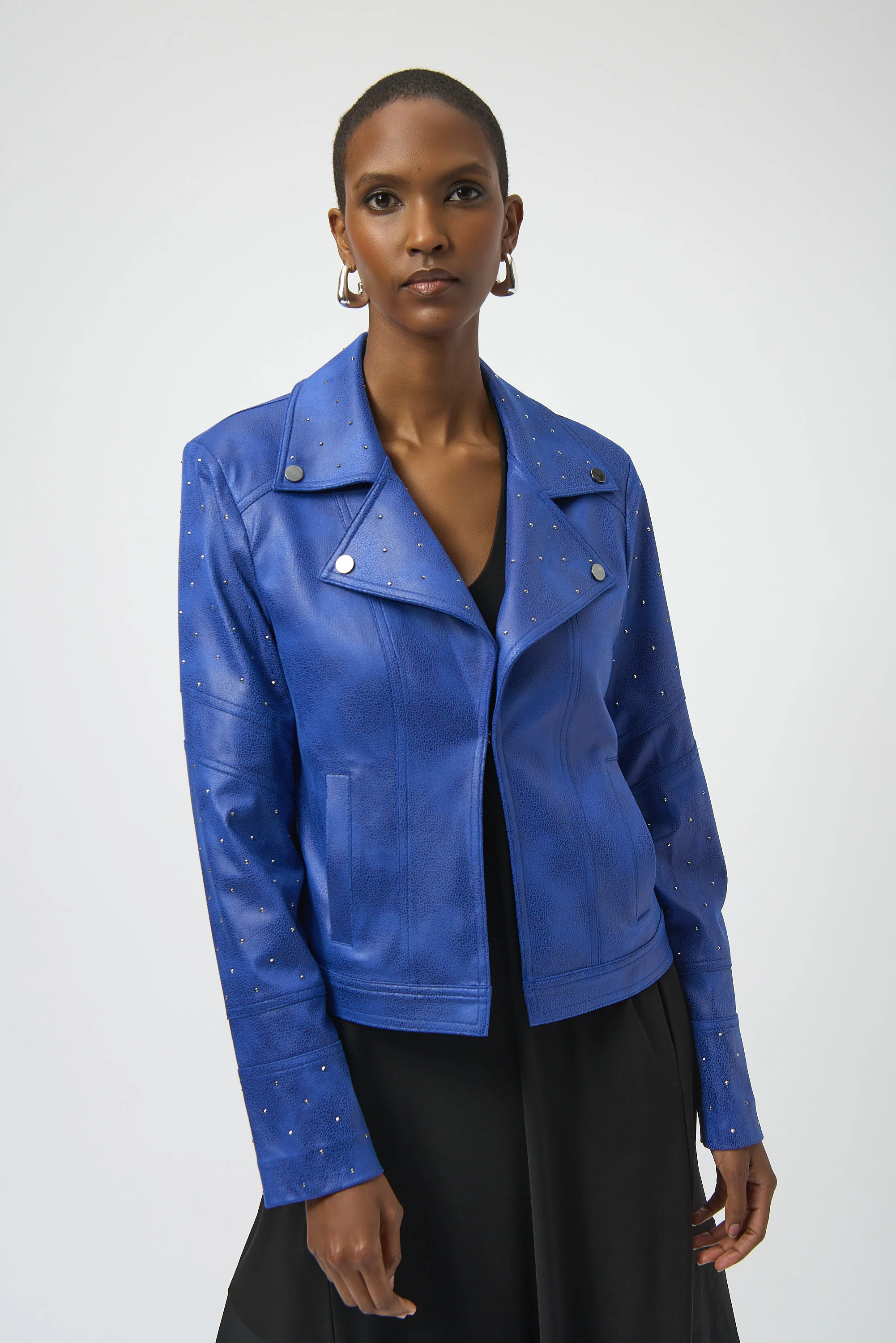 Joseph Ribkoff Fitted Jacket with Rhinestones Style 254904 - Image 5