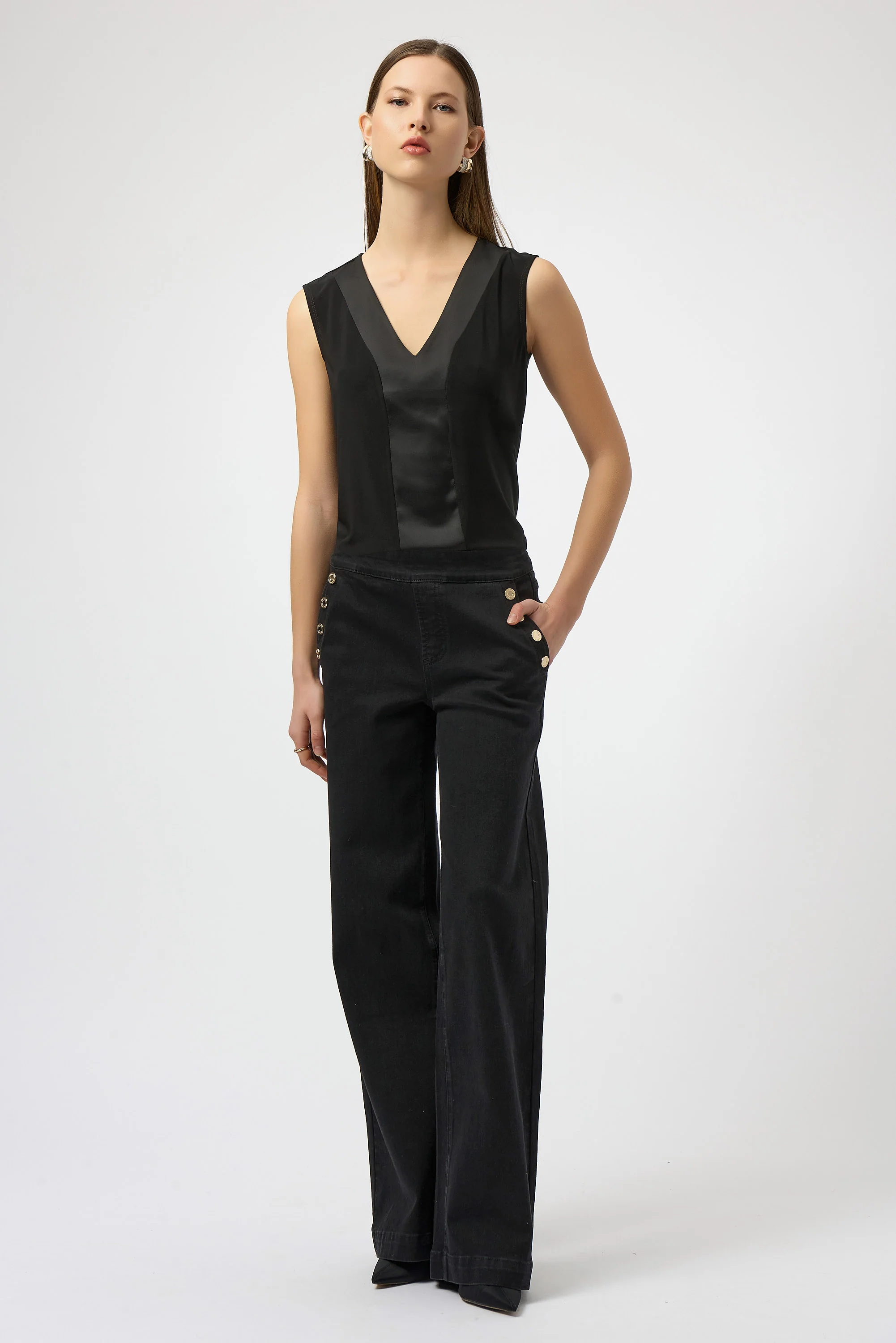 Joseph Ribkoff Fitted Sleeveless Top Style 254211 - Image 5