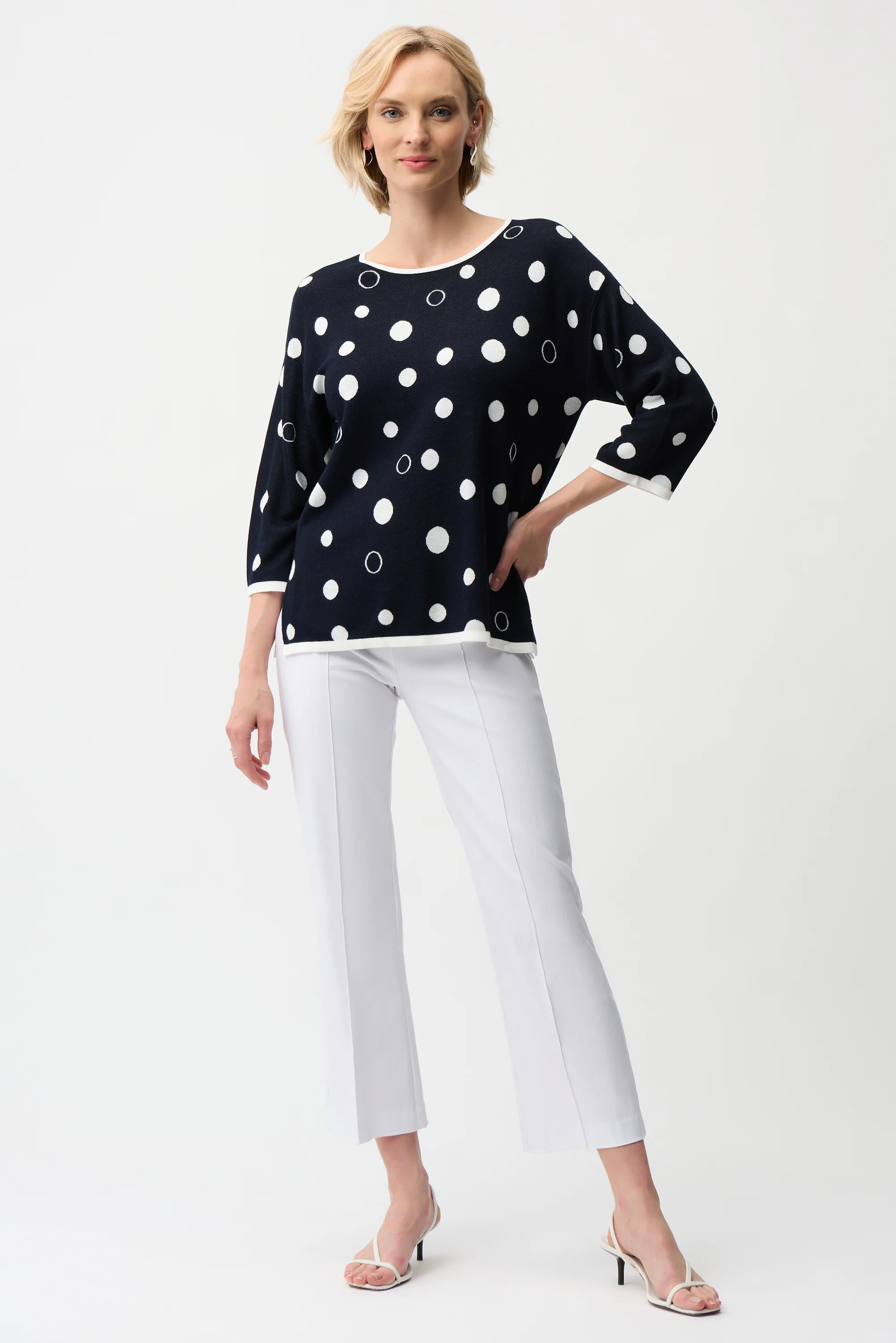 Joseph Ribkoff Flare Pull-On Pants Style 261082 - Image 2