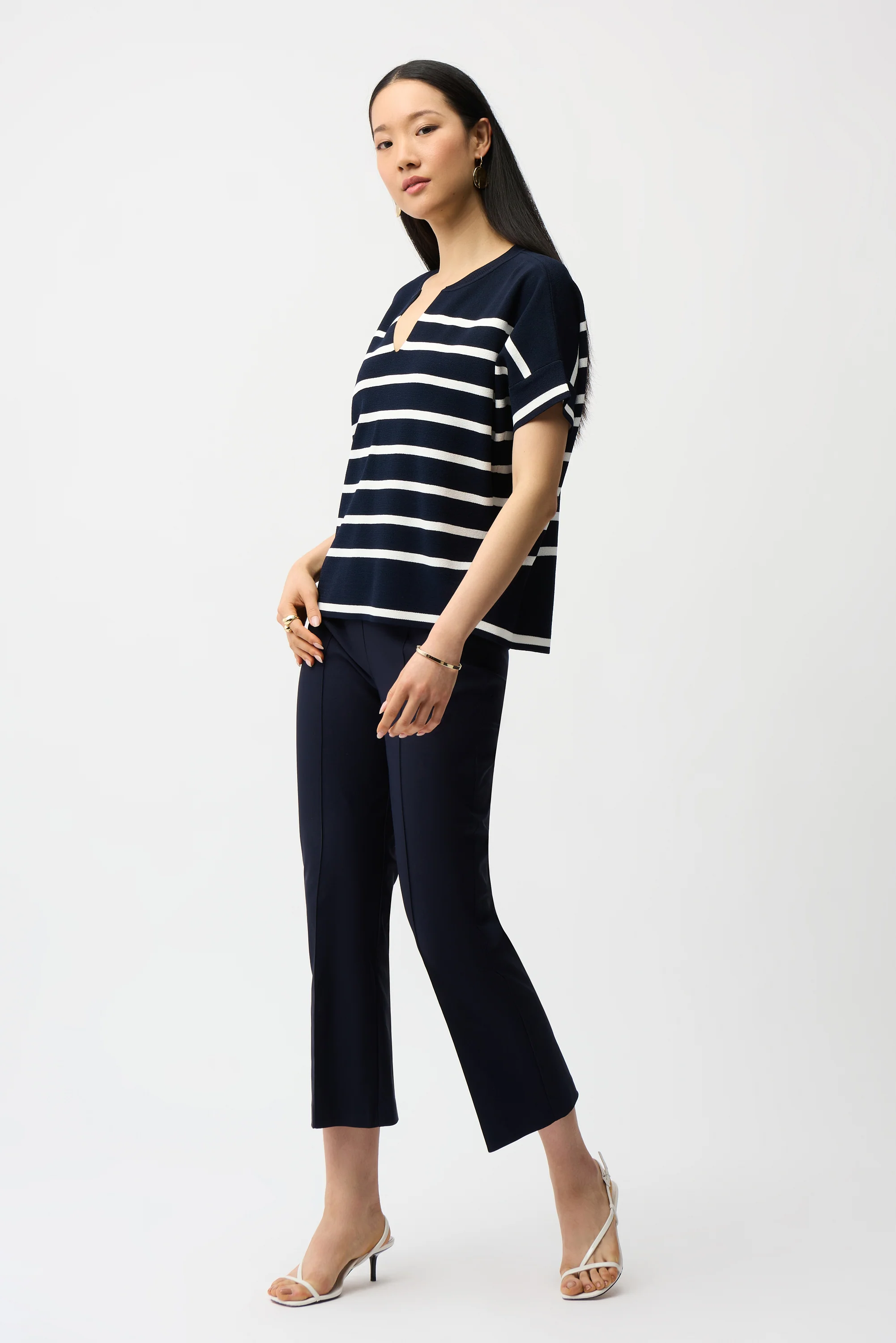 Joseph Ribkoff Flare Pull-On Pants Style 261082 - Image 5