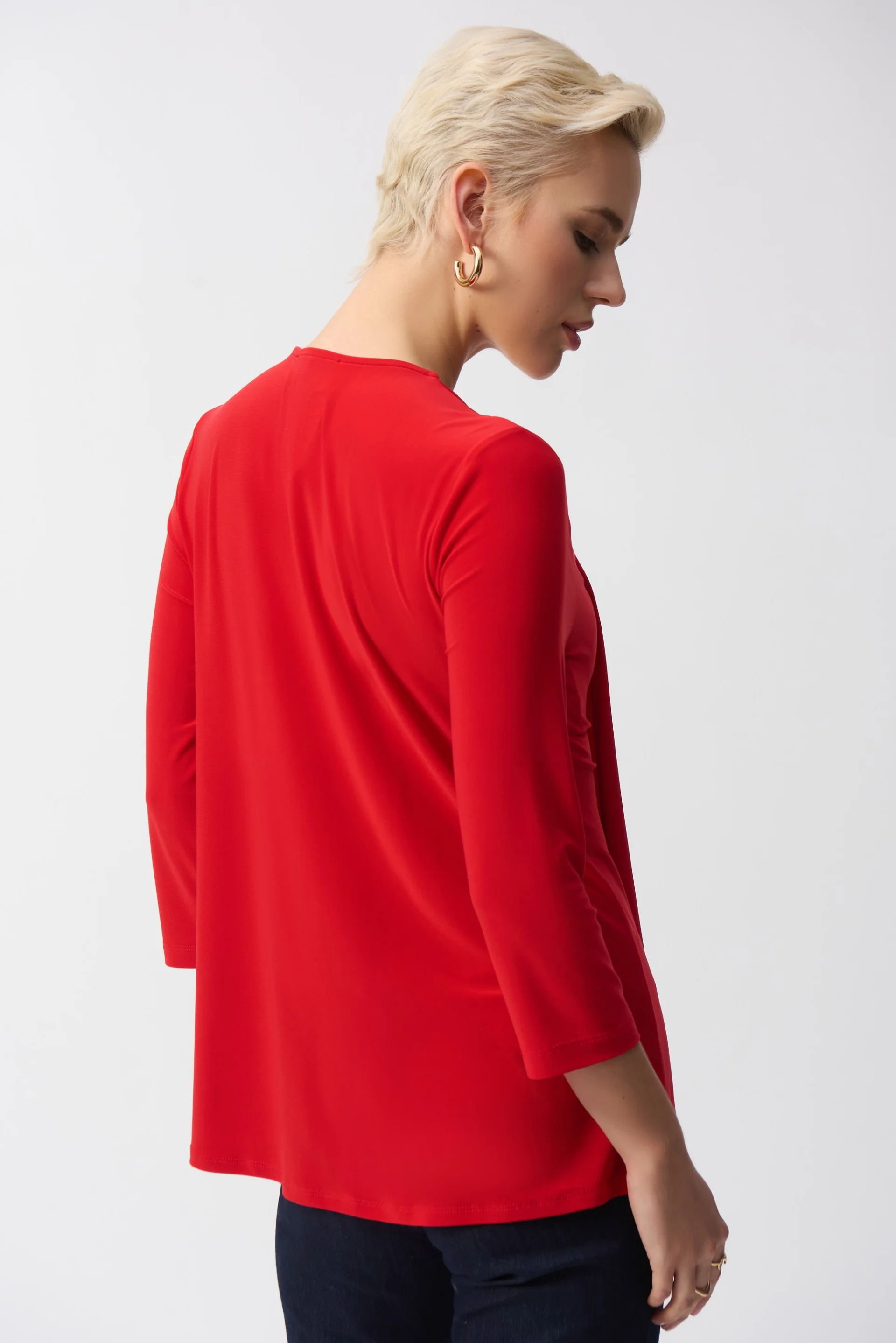 Joseph Ribkoff Flared Layered Top Style 251041 - Image 3