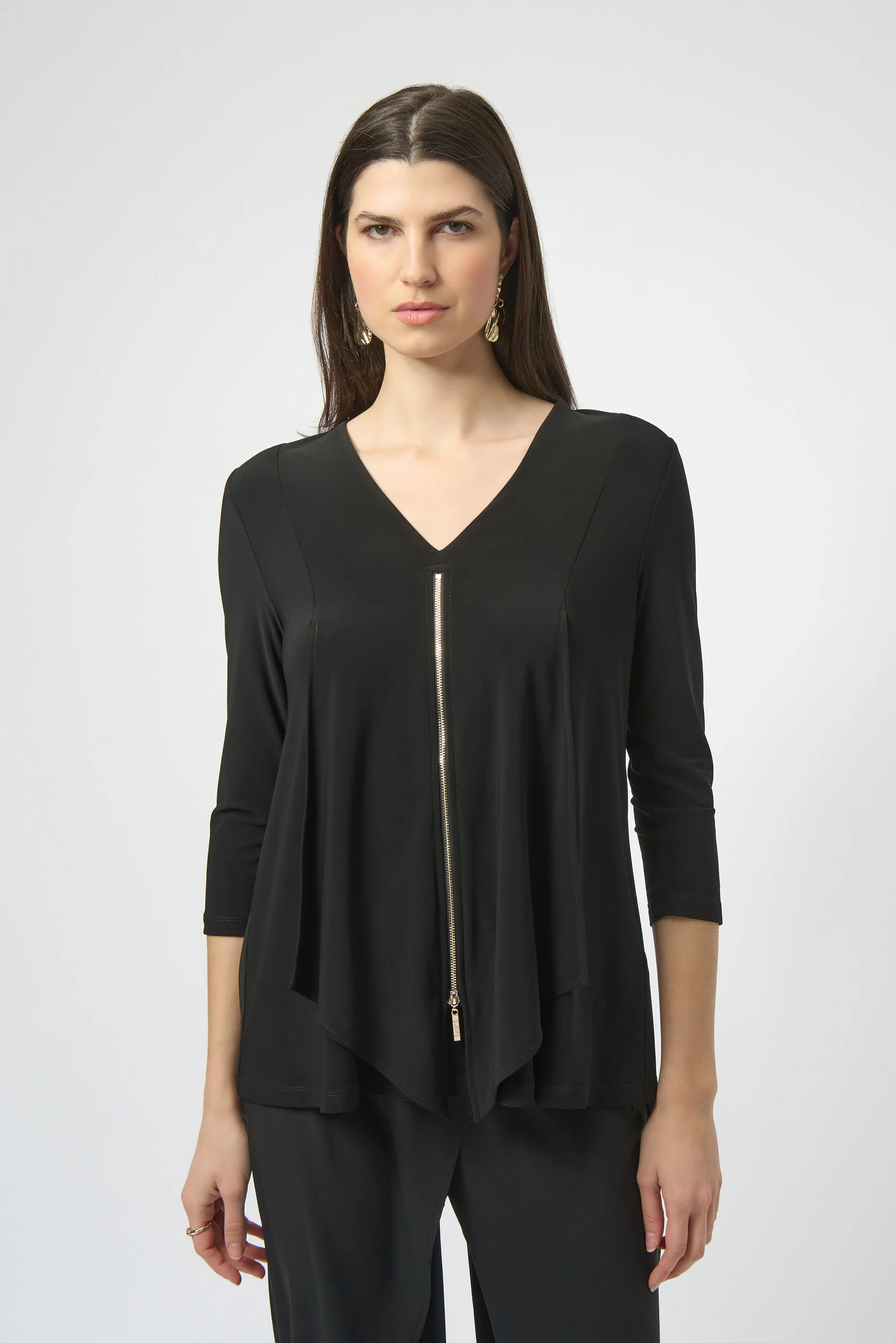 Joseph Ribkoff Flared Layered Top Style 251041 - Image 5