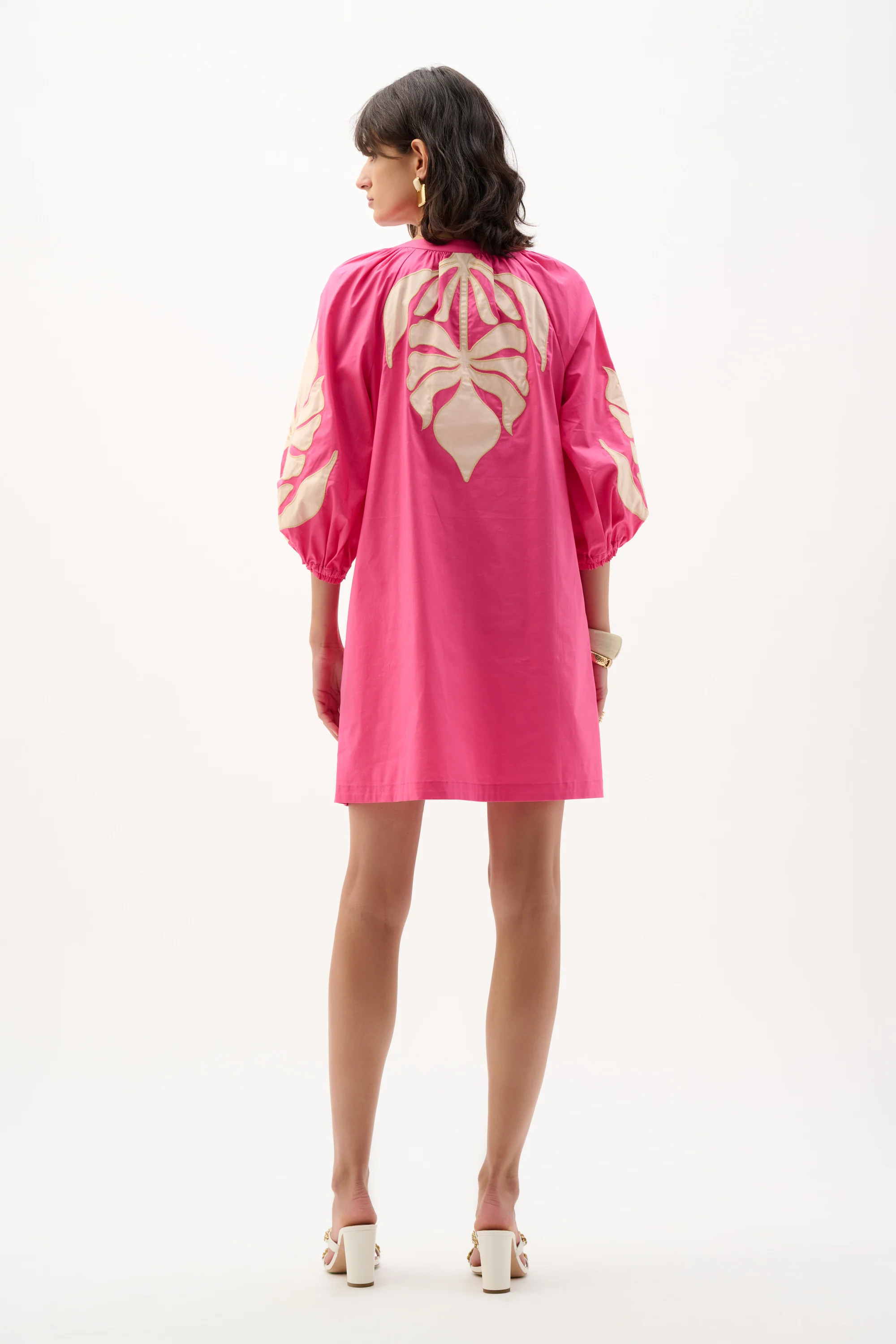 Joseph Ribkoff Floral Embroidered Straight Dress Style 262911 - Image 6