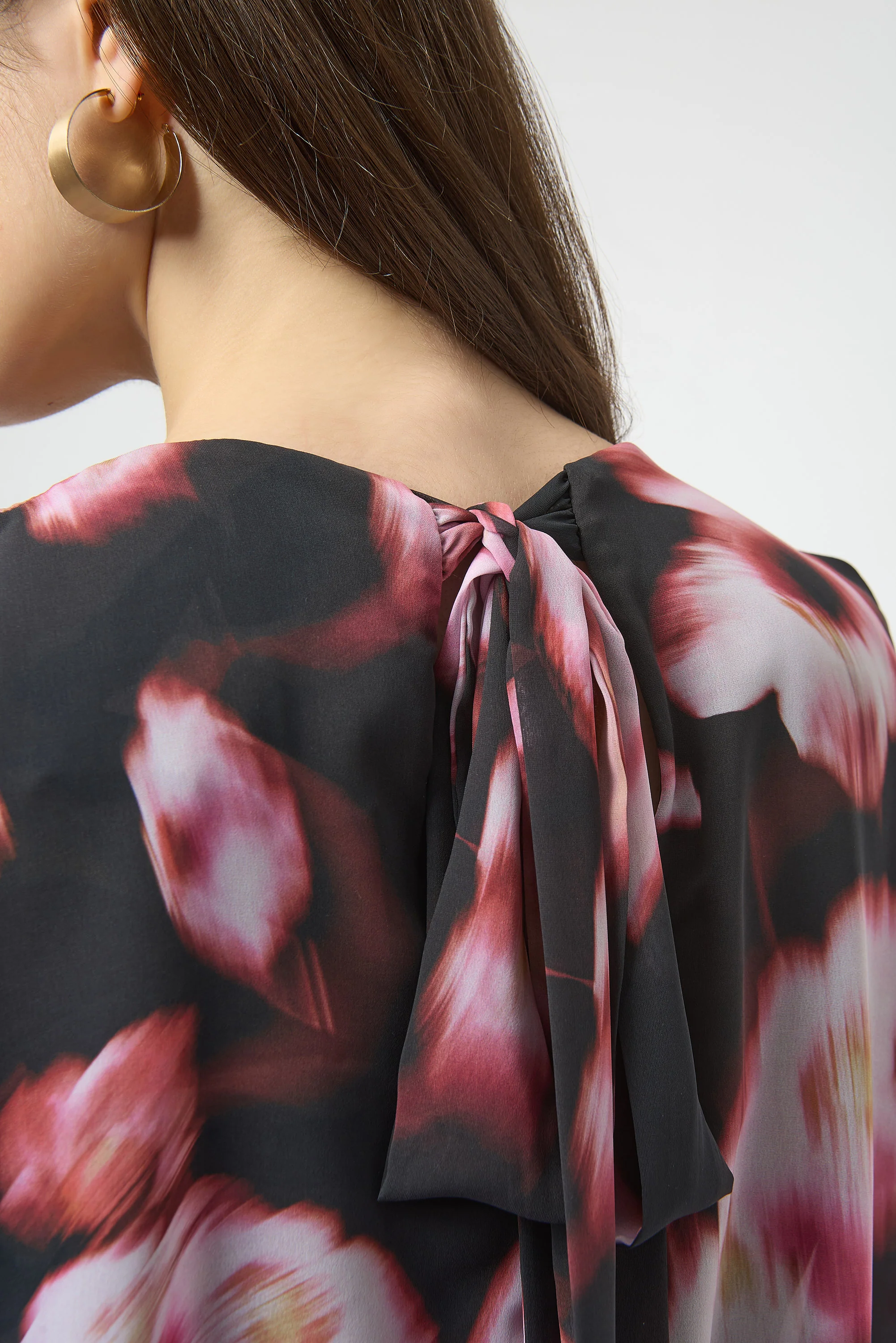 Joseph Ribkoff Floral Print Boxy Top Style 254202 - Image 4