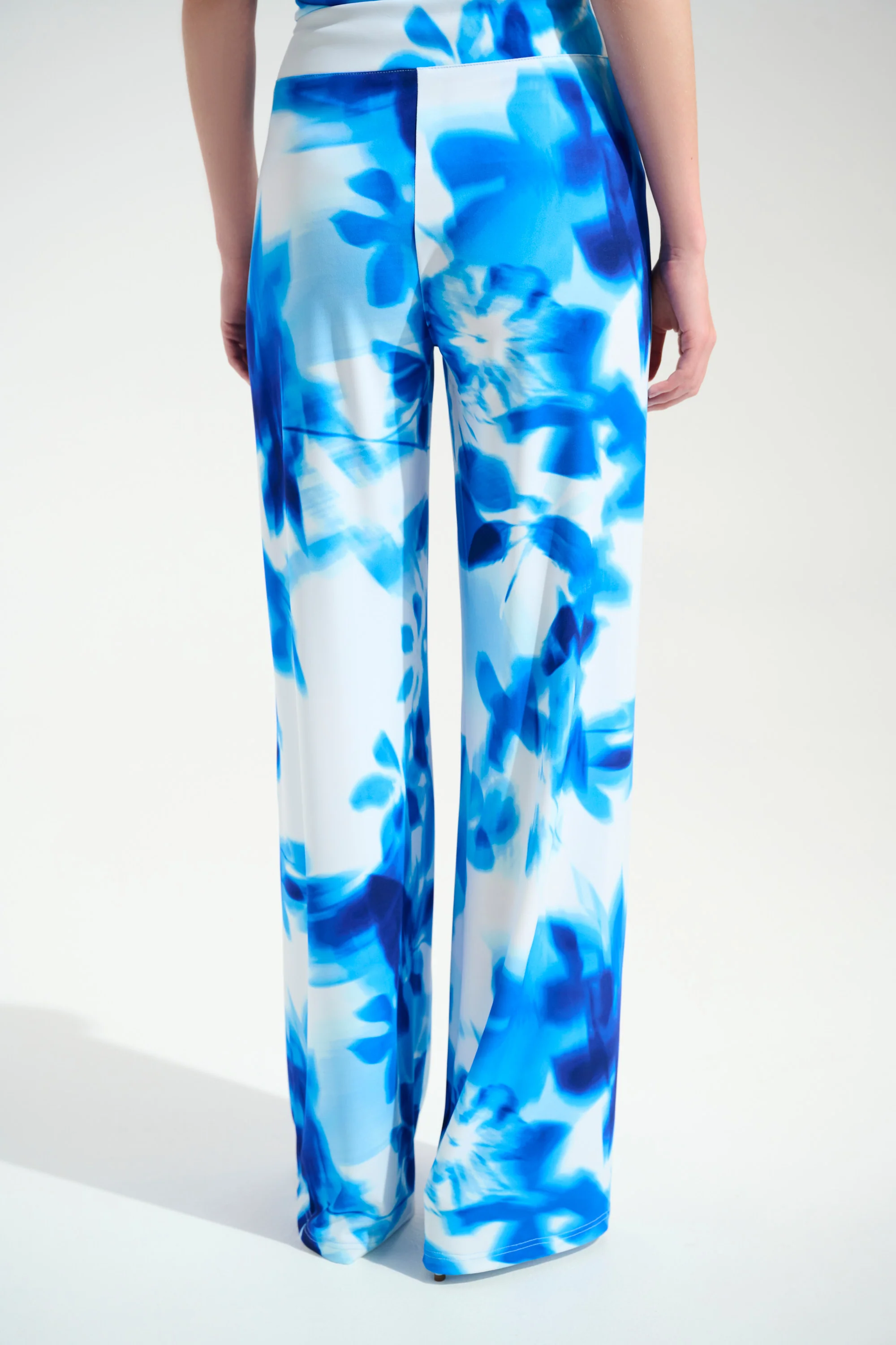 Joseph Ribkoff Floral Print Wide Leg Pants Style 261773 - Image 4