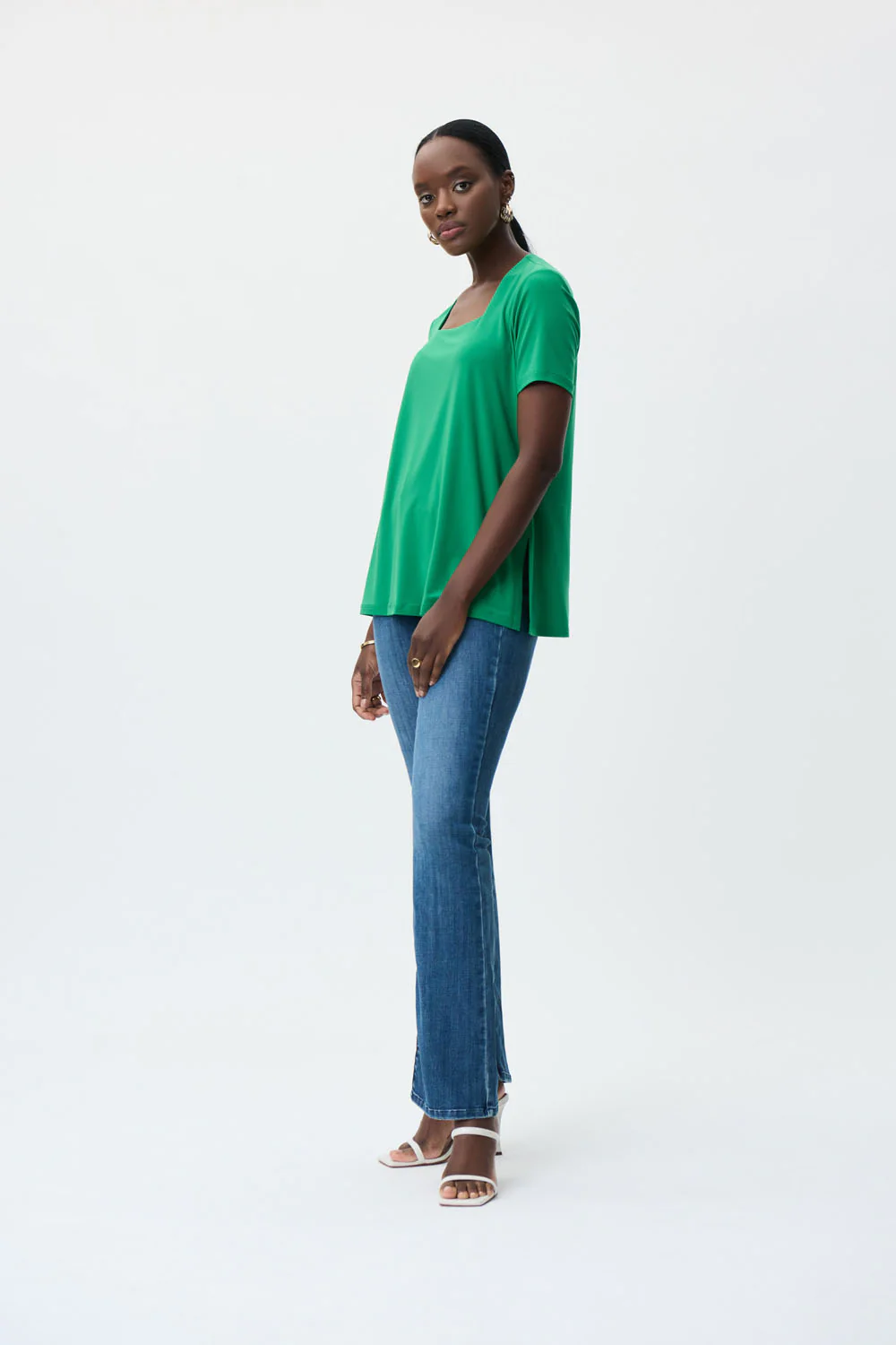 Joseph Ribkoff Foliage Top Style 231264 - Image 4
