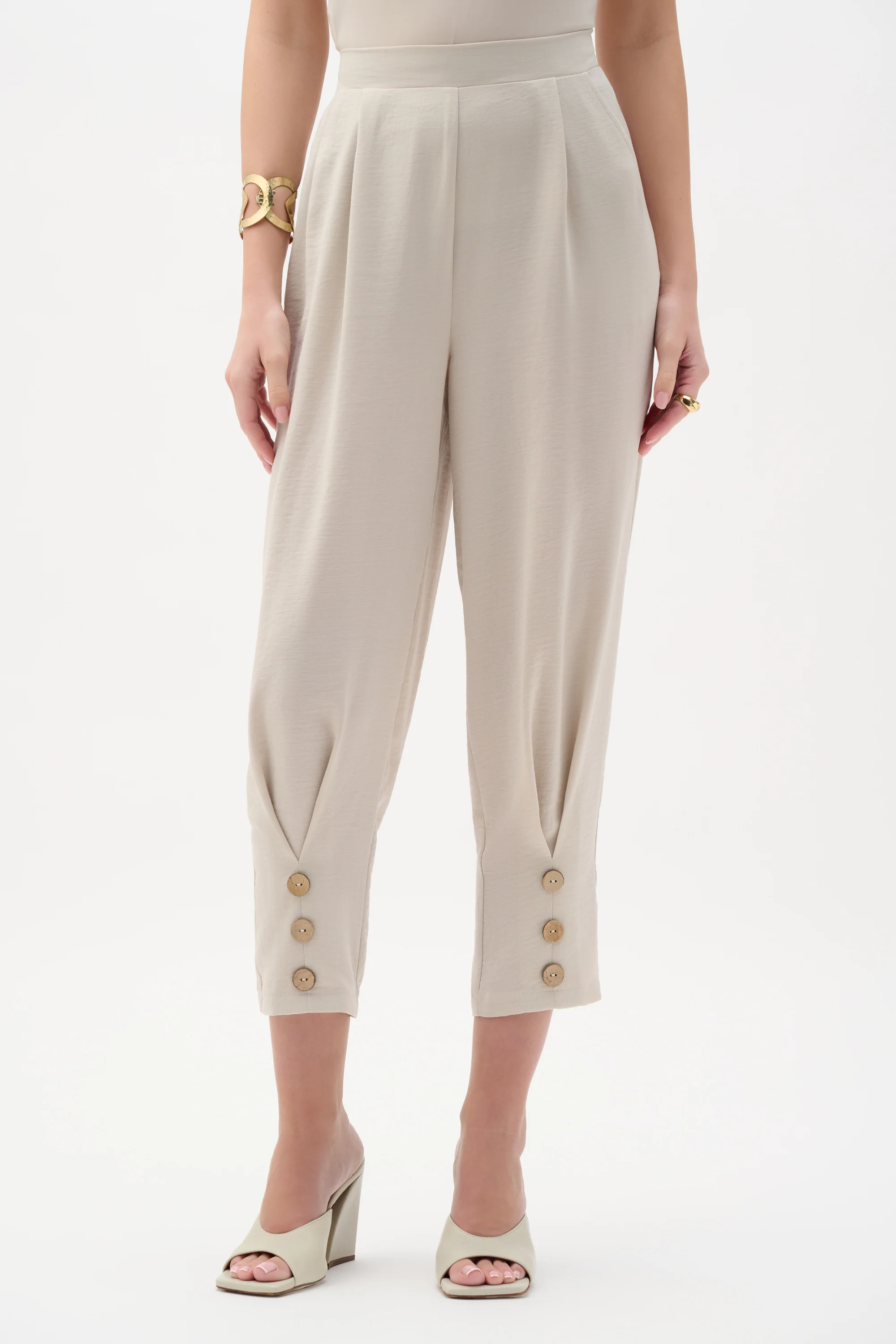 Joseph Ribkoff Gauze Pull-On Barrel Pants Style 262044