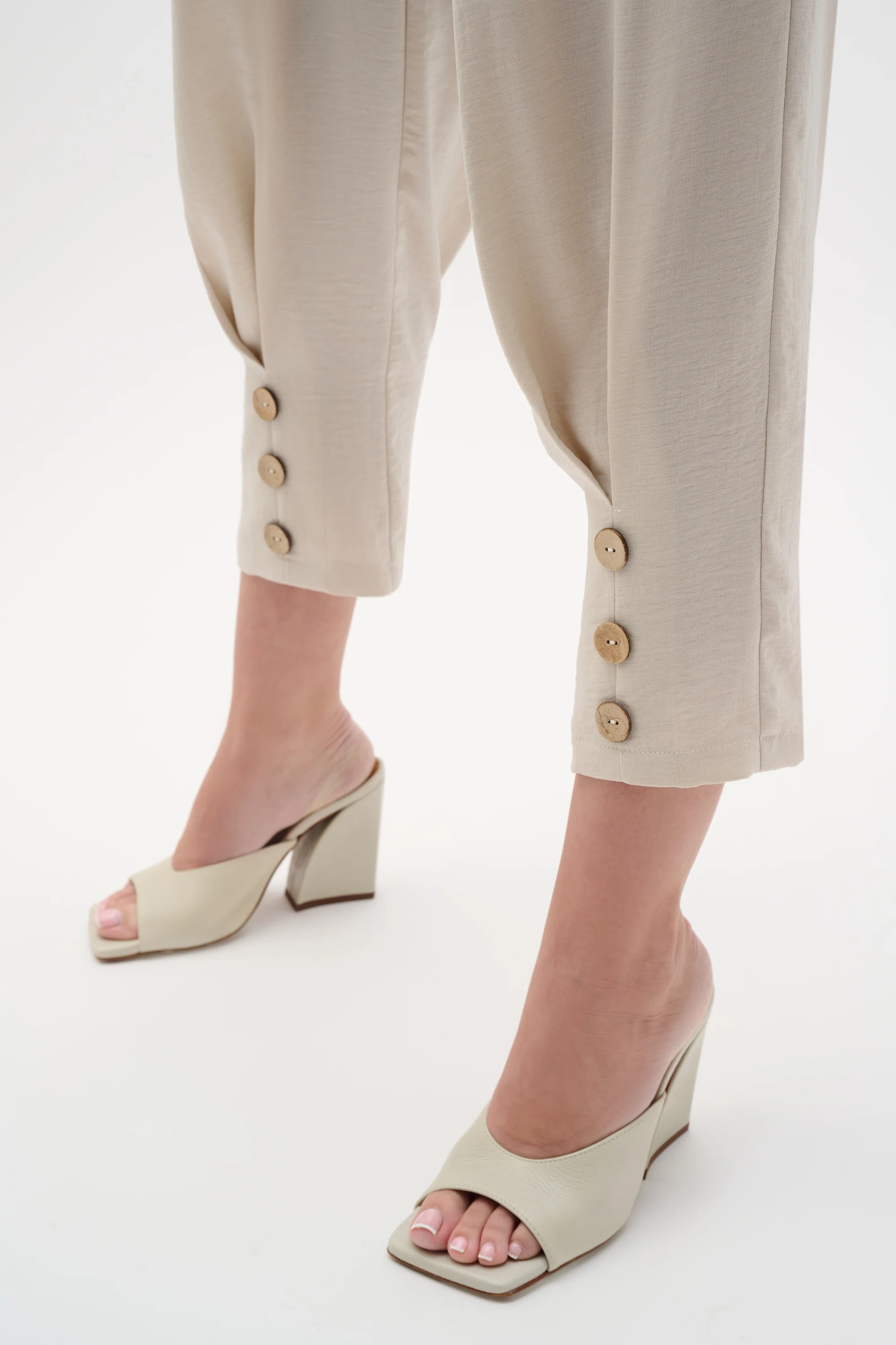Joseph Ribkoff Gauze Pull-On Barrel Pants Style 262044 - Image 4