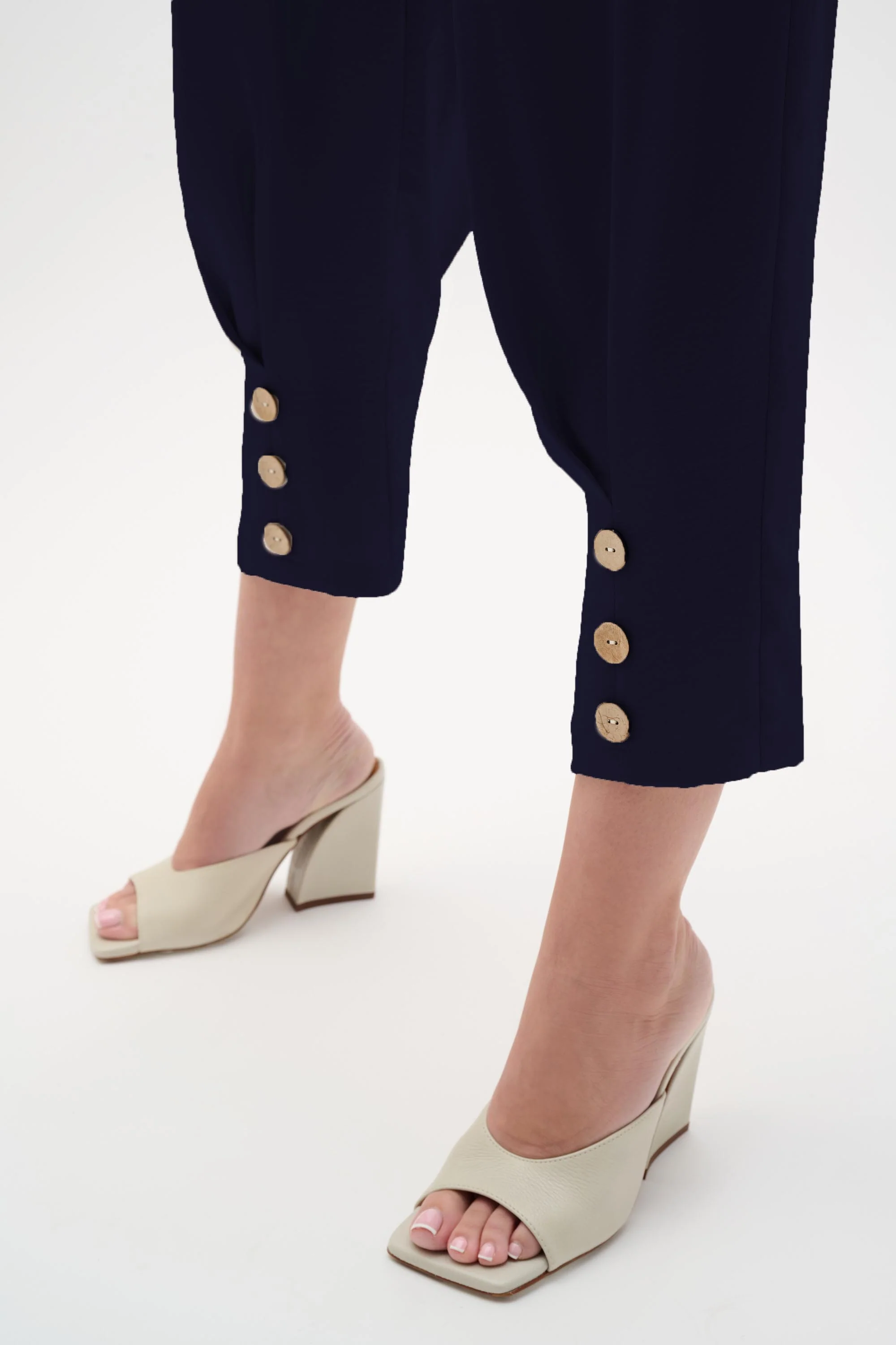 Joseph Ribkoff Gauze Pull-On Barrel Pants Style 262044 - Image 7