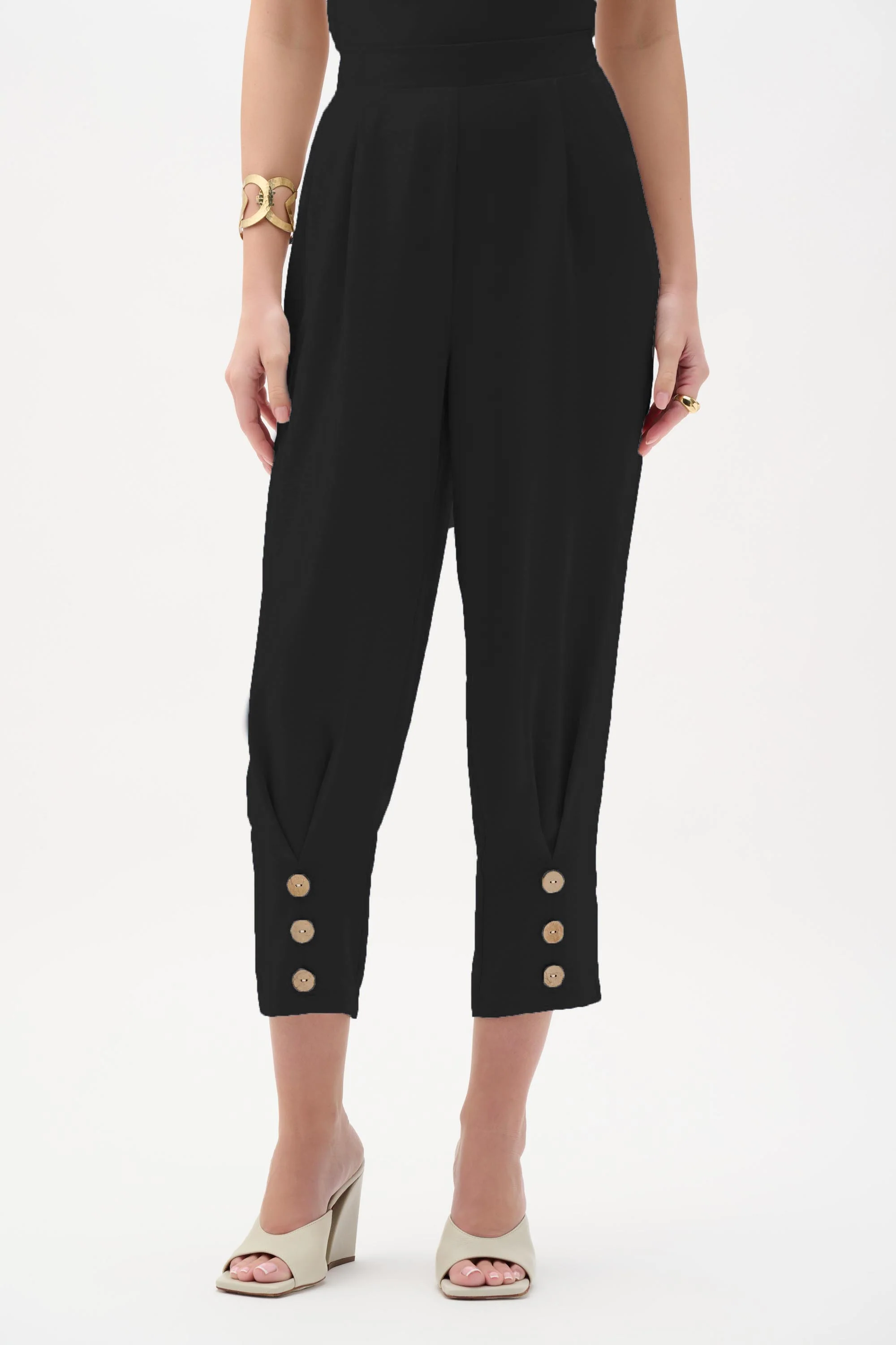 Joseph Ribkoff Gauze Pull-On Barrel Pants Style 262044 - Image 9