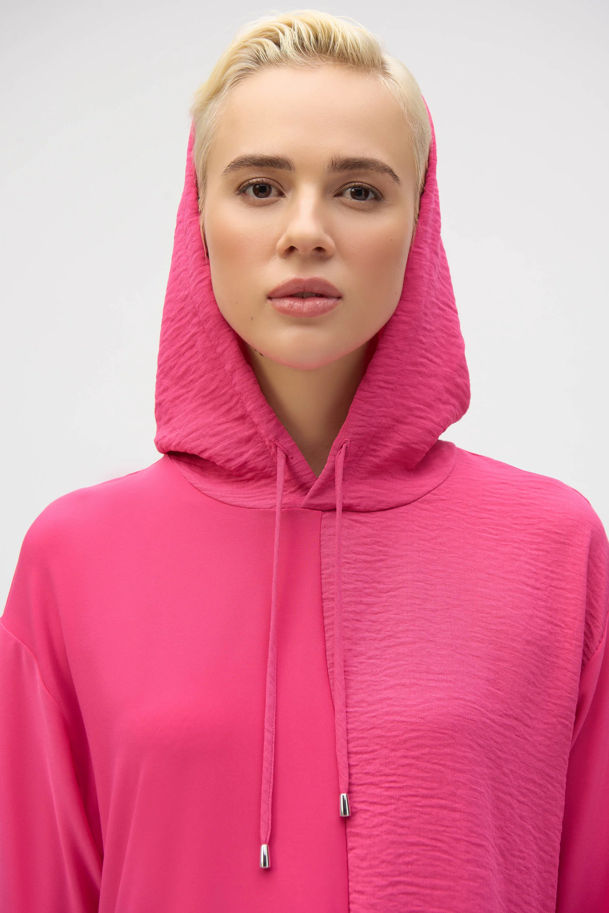 Joseph Ribkoff Hooded Boxy Top Style 252116 - Image 3