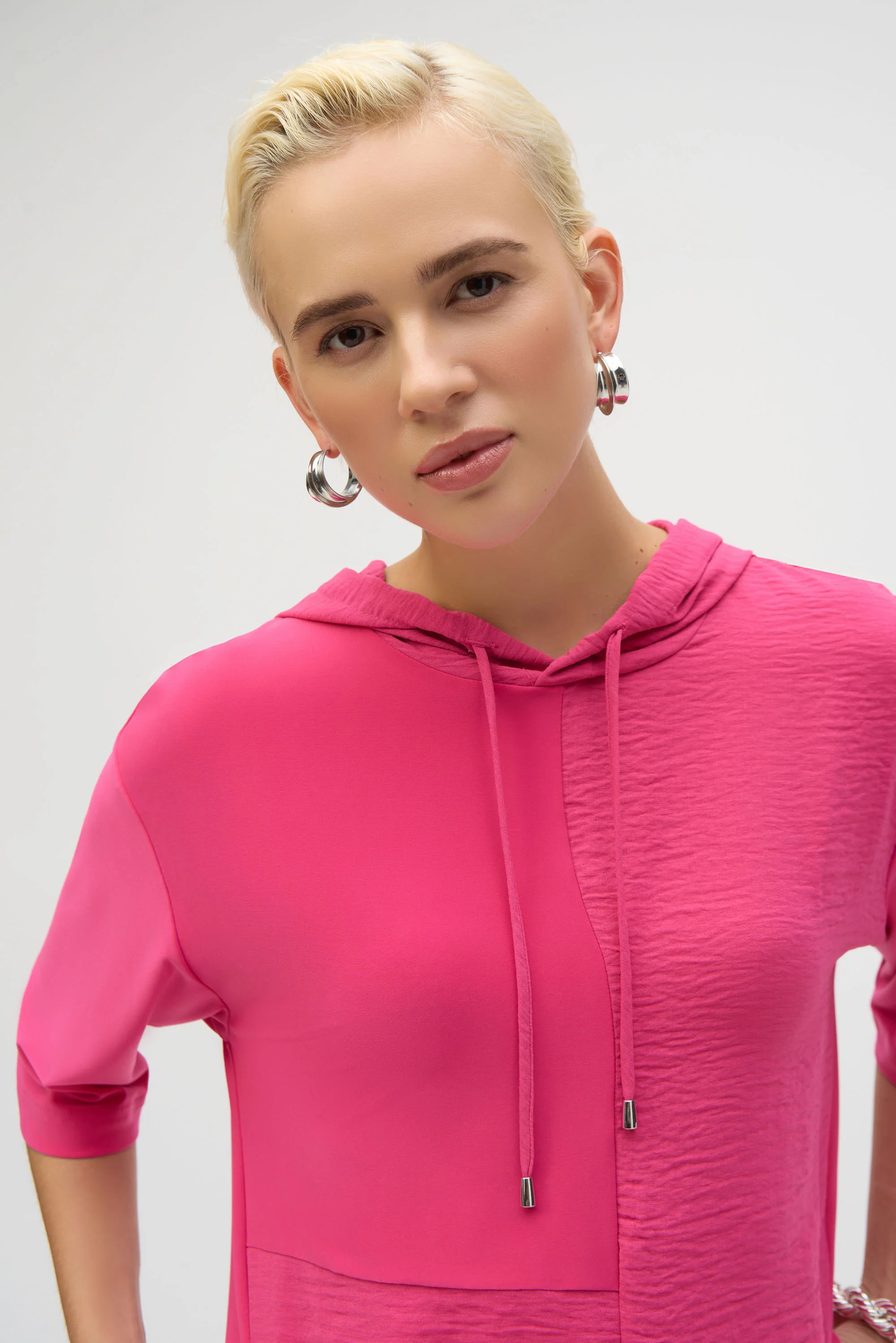 Joseph Ribkoff Hooded Boxy Top Style 252116 - Image 5