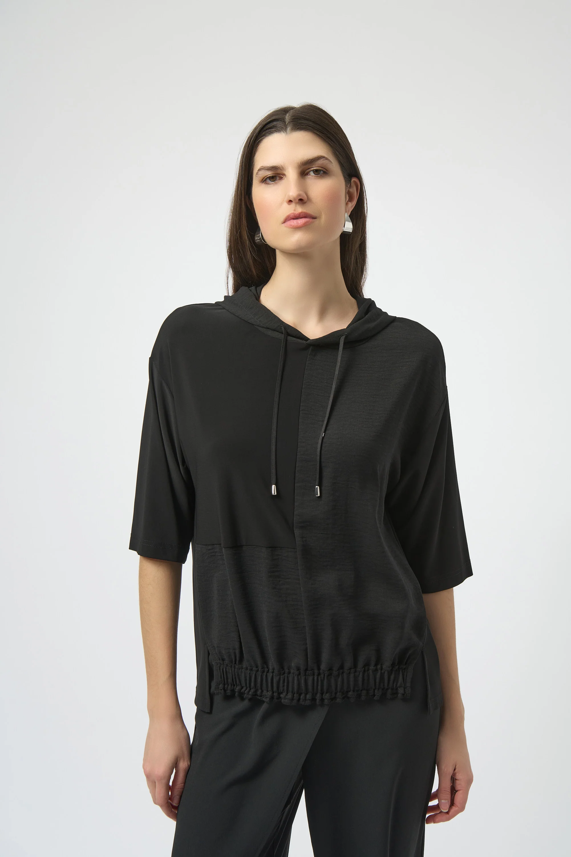 Joseph Ribkoff Hooded Boxy Top Style 252116 - Image 6