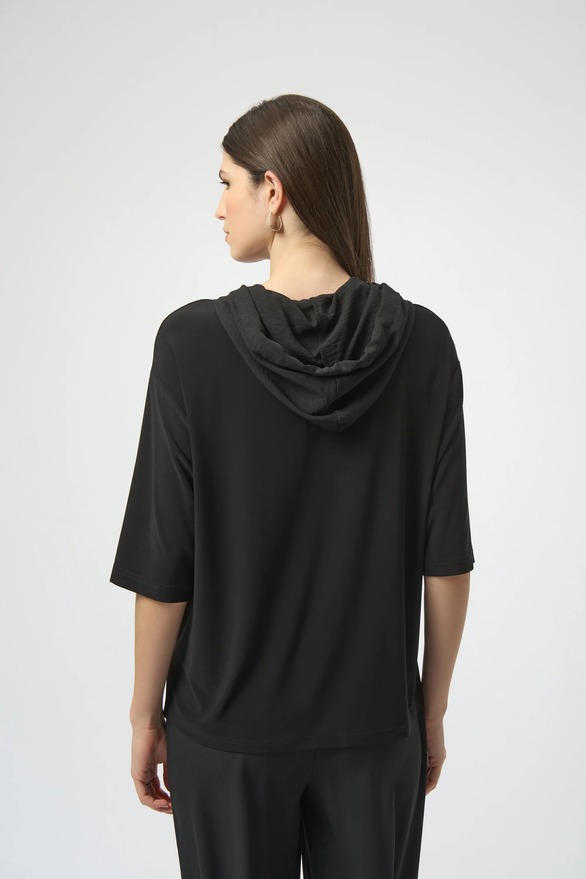Joseph Ribkoff Hooded Boxy Top Style 252116 - Image 7