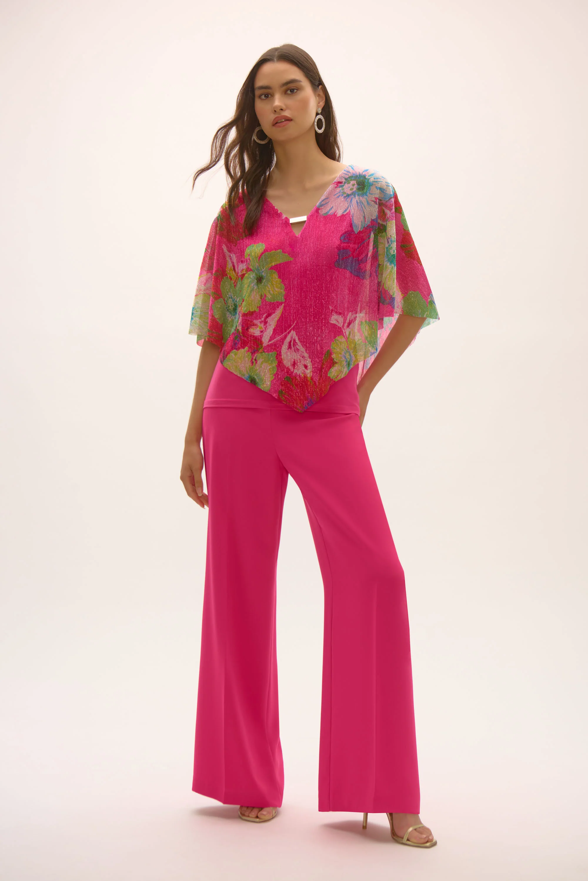 Joseph Ribkoff Geranium Wide Leg Pull-On Pants Style 252710 - Image 4