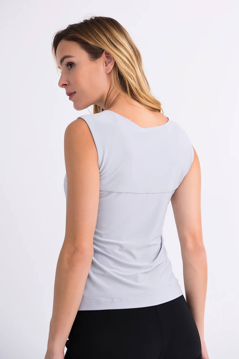 Joseph Ribkoff Grey Frost Classic Square Neck Cami Style 143132 - Image 4