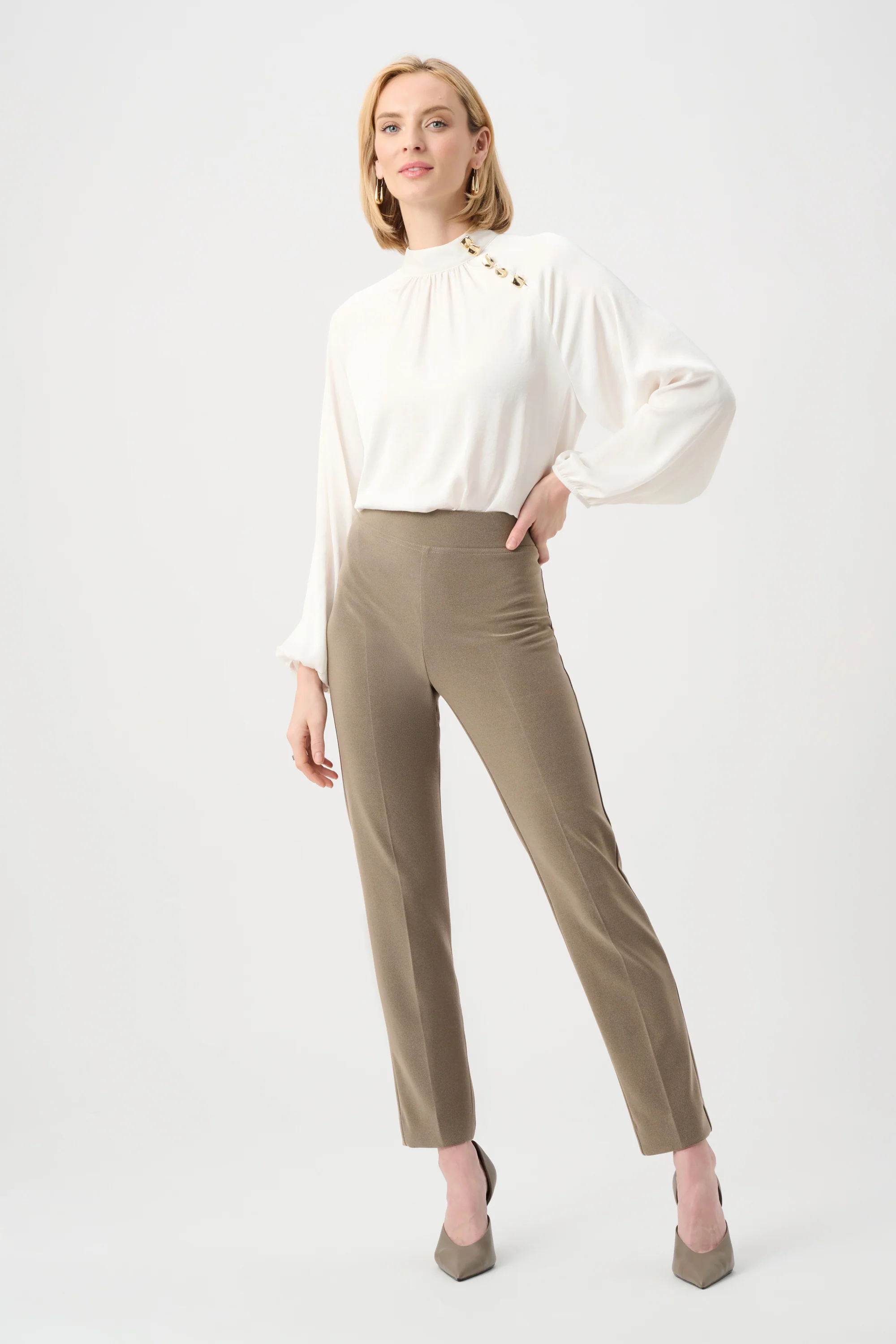 Joseph Ribkoff Classic Straight Leg Pull-On Pants Style 253295 - Image 2