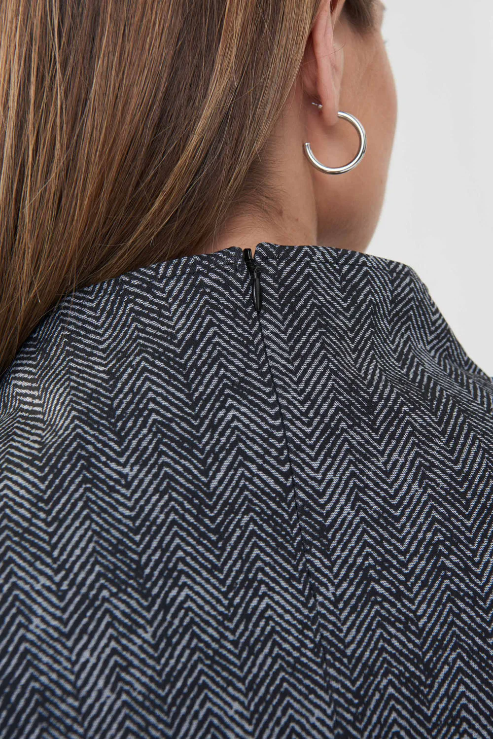 Joseph Ribkoff Grey Mix/Black Top Style 223162 - Image 3