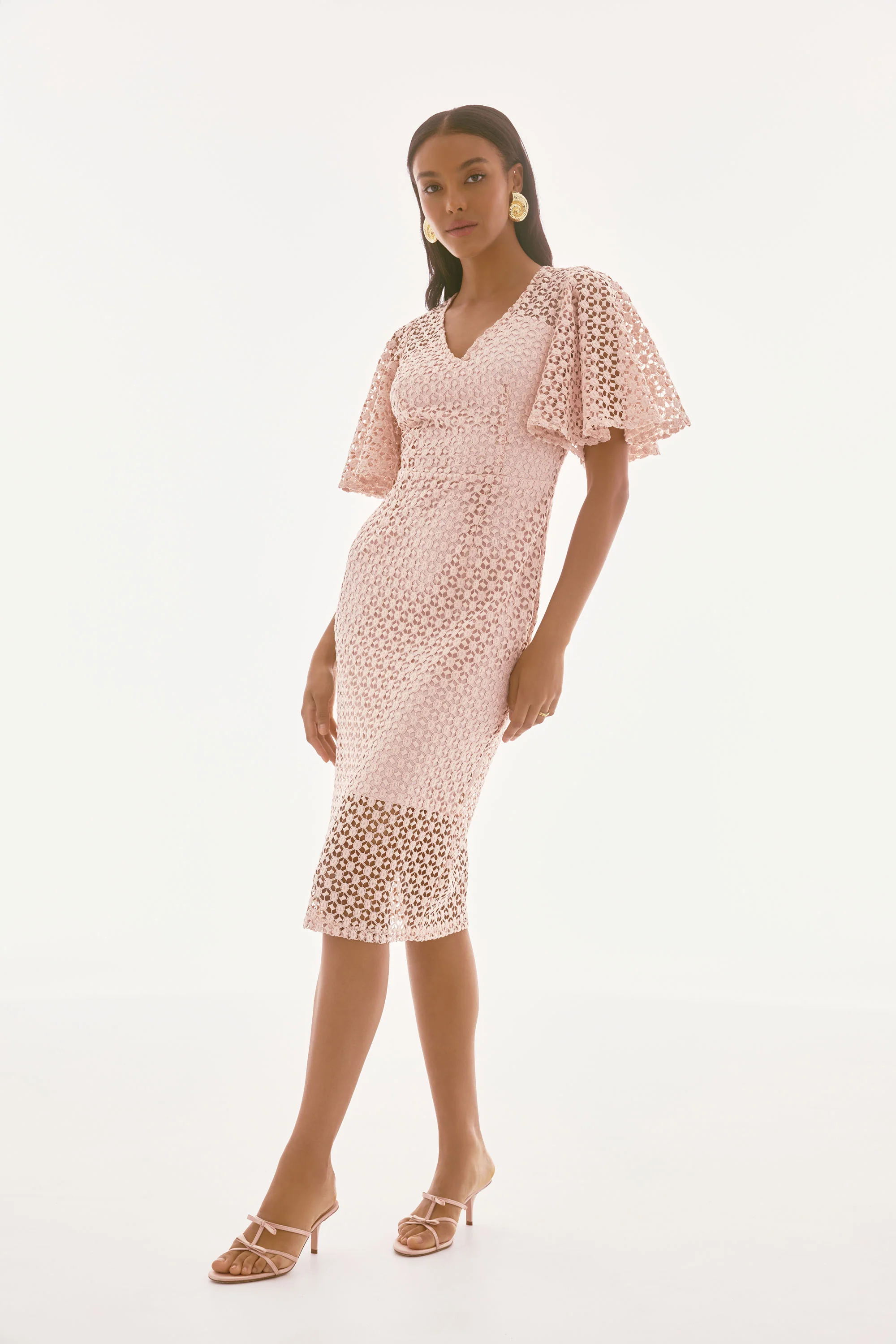 Joseph Ribkoff Guipure Lace Sheath Dress Style 251744 - Image 8