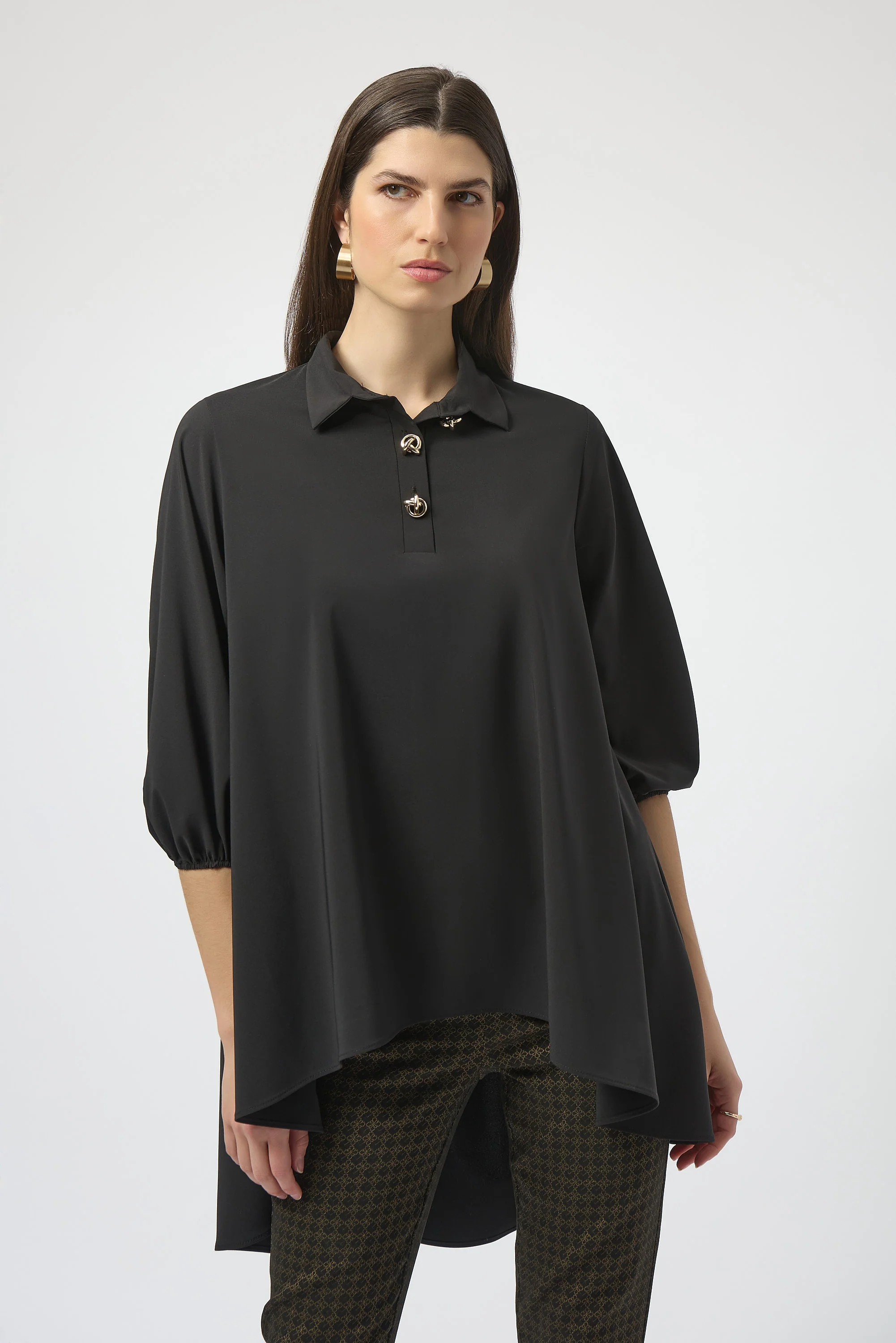 Joseph Ribkoff High-Low Flared Tunic Style 254066