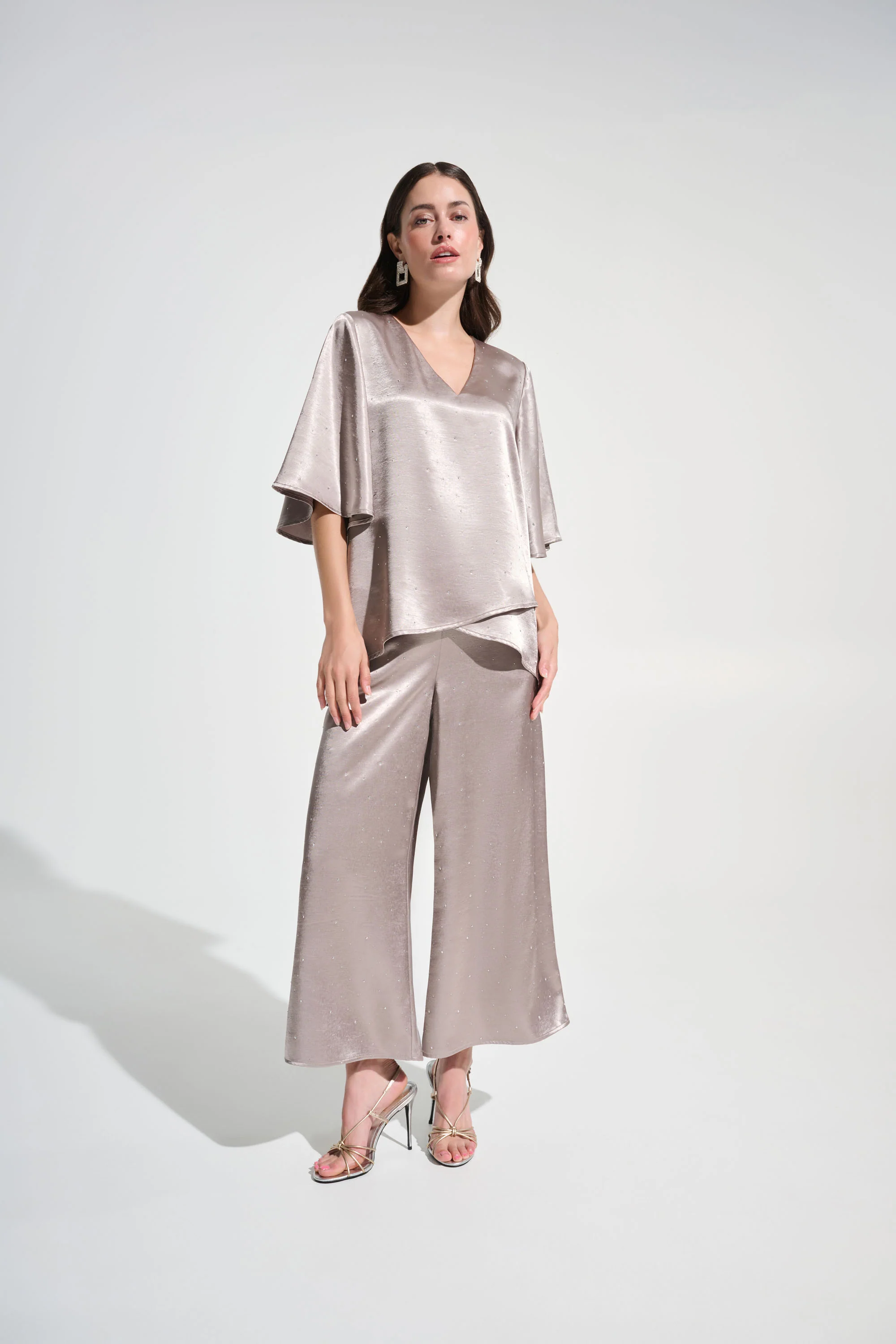 Joseph Ribkoff High-waisted Wide-leg Trousers Style 262723 - Image 4