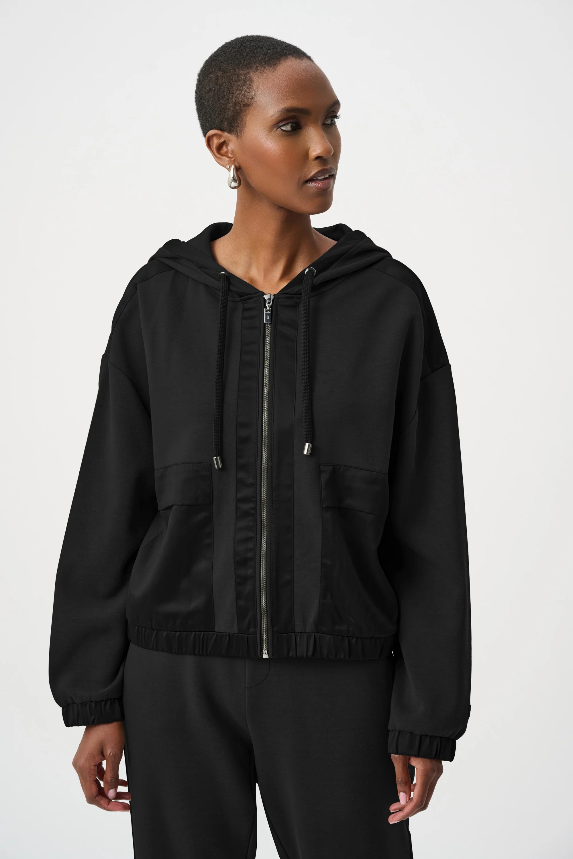Joseph Ribkoff Hooded Boxy Jacket Style 263624 - Image 7