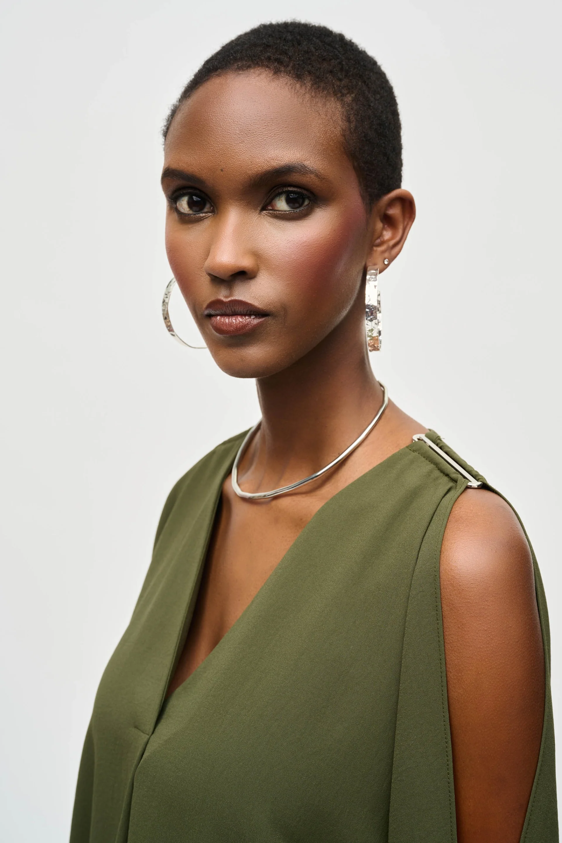 Joseph Ribkoff Iguana Boxy Top with Dolman Sleeves Style 243248 - Image 3