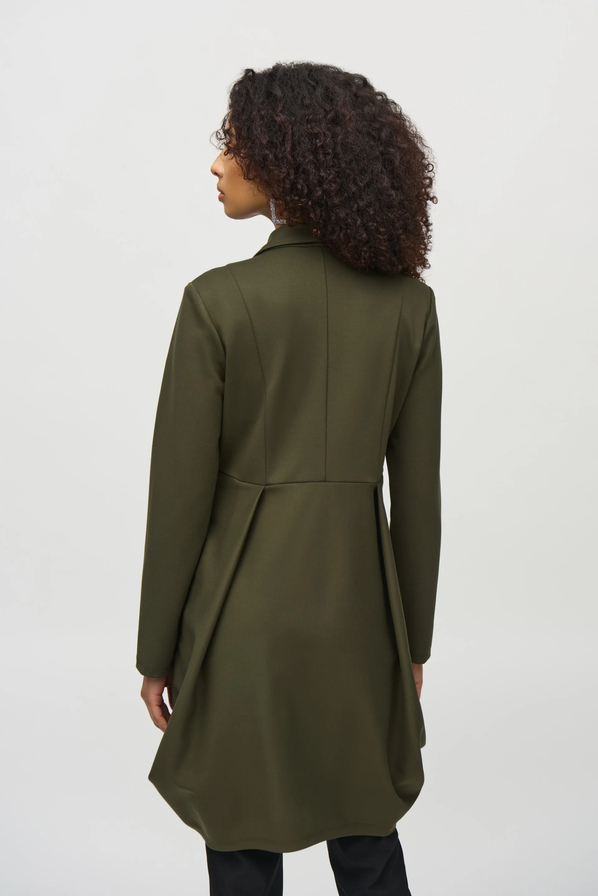Joseph Ribkoff Iguana Long Cocoon Coat Style 244060 - Image 3