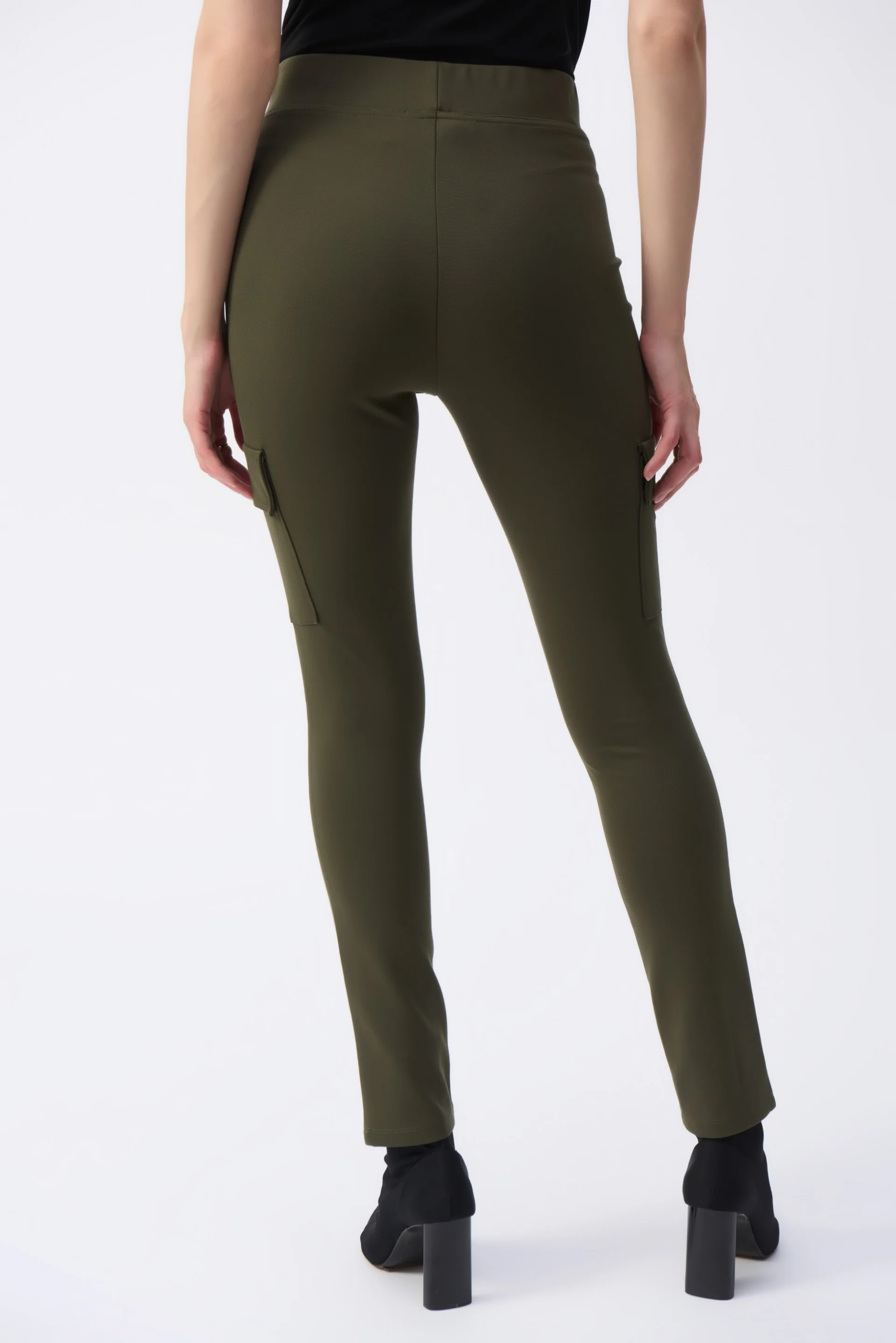 Joseph Ribkoff Iguana Slim Fit Cargo Pants Style 243045 - Image 2