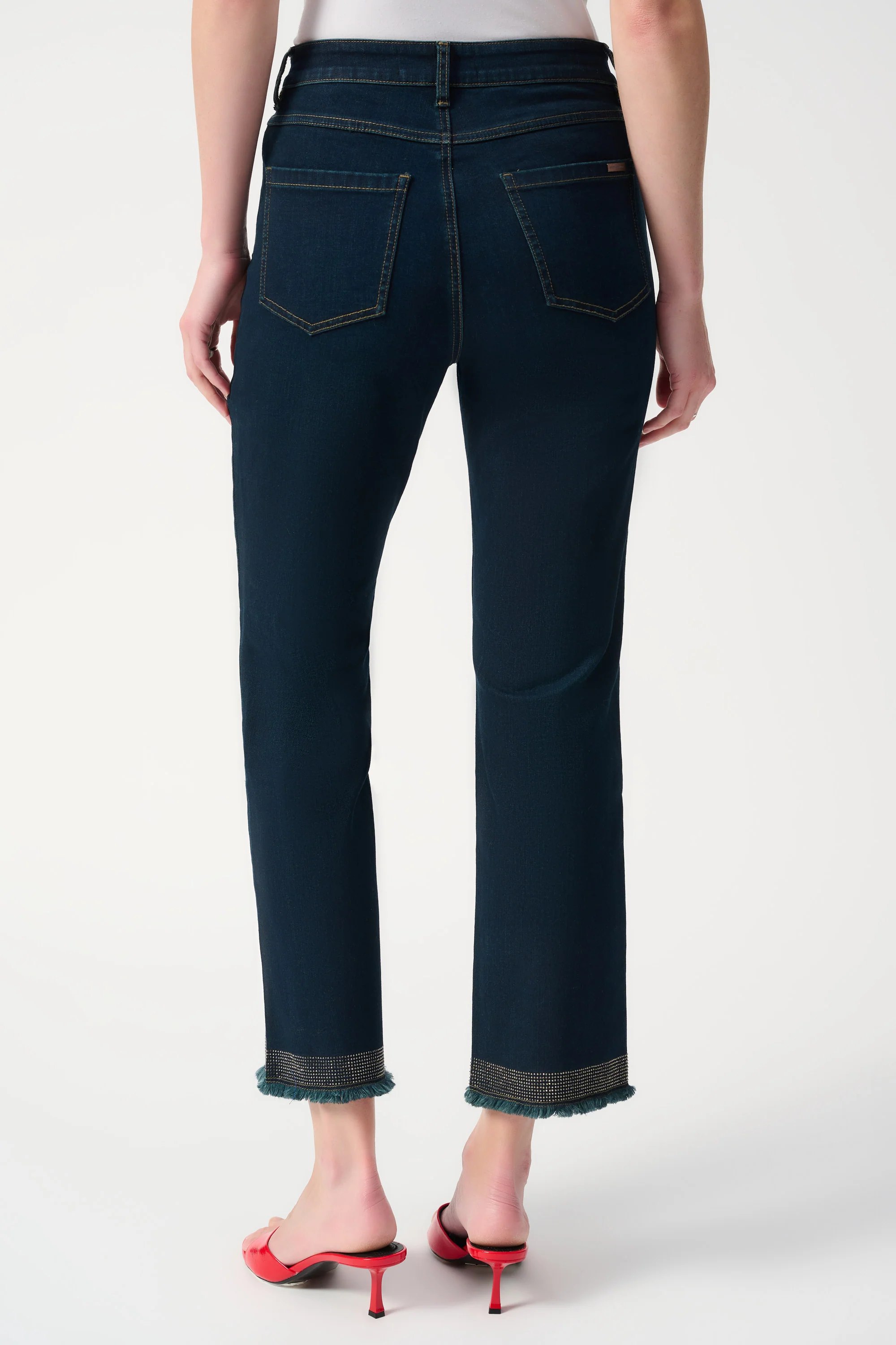 Joseph Ribkoff Indigo Classic Straight-Leg Jeans Style 251931 - Image 2