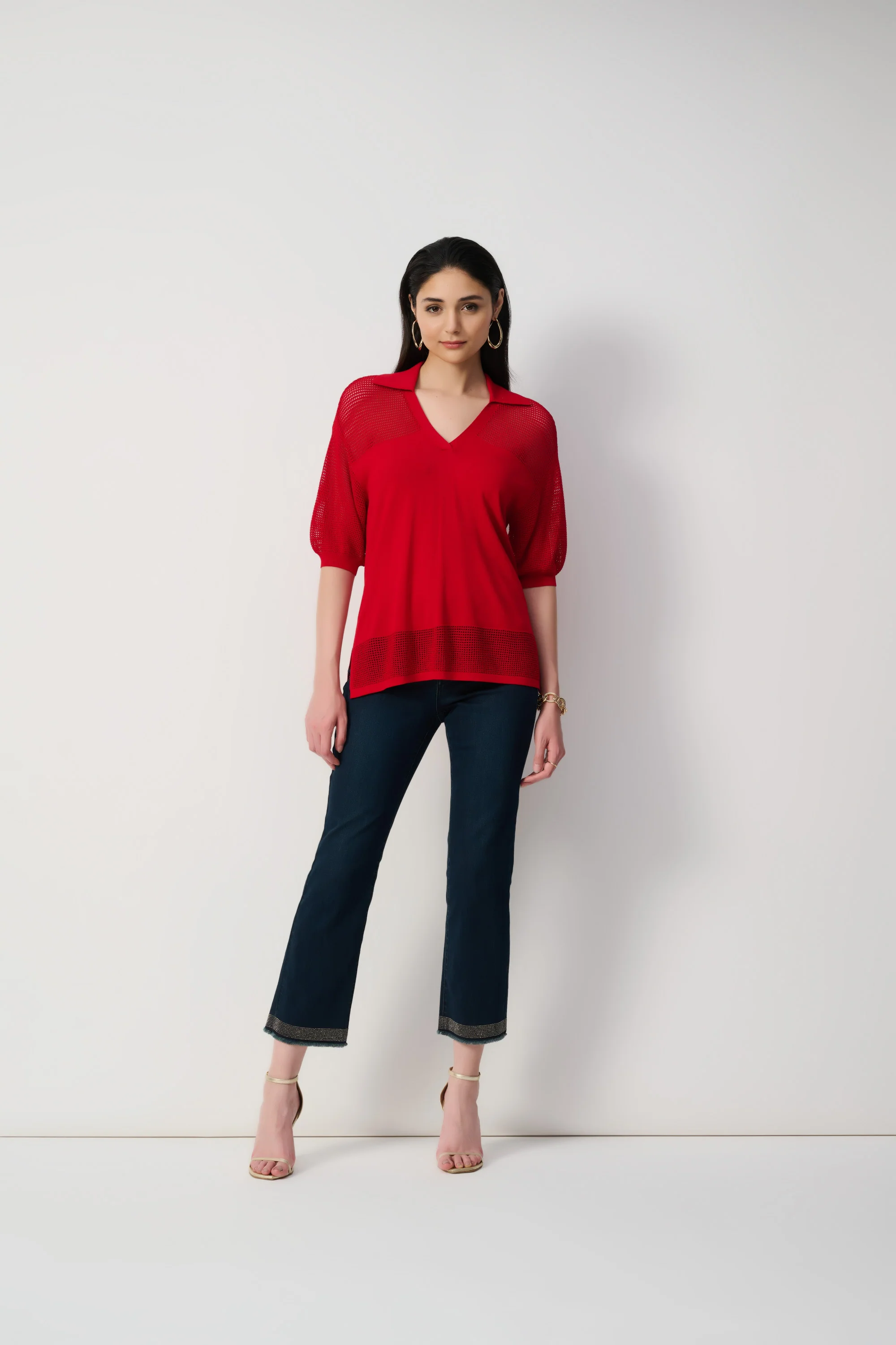 Joseph Ribkoff Indigo Classic Straight-Leg Jeans Style 251931 - Image 5