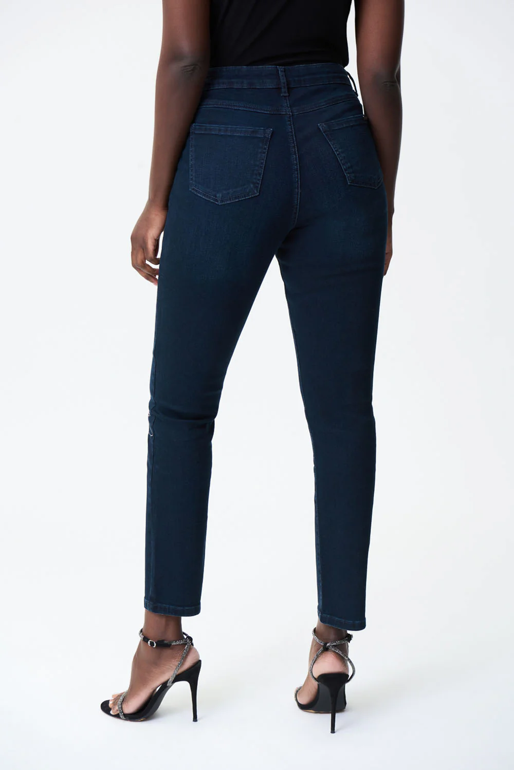 Joseph Ribkoff Indigo Denim Pants Style 224906 - Image 2