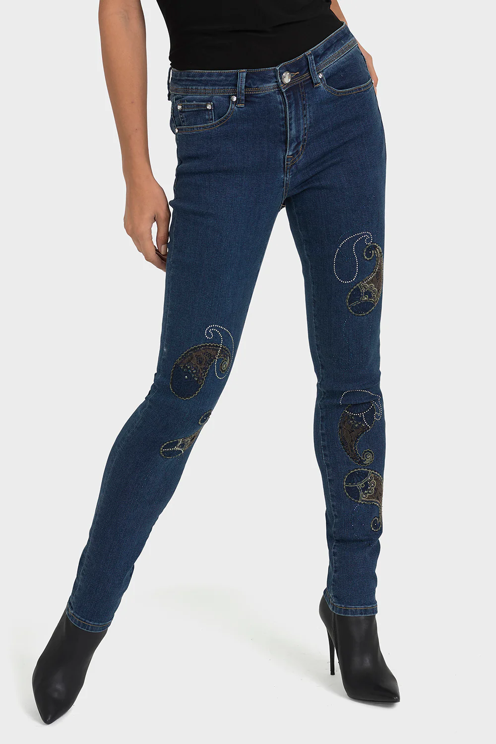 Joseph Ribkoff Indigo Pants Style 193982 - Image 4