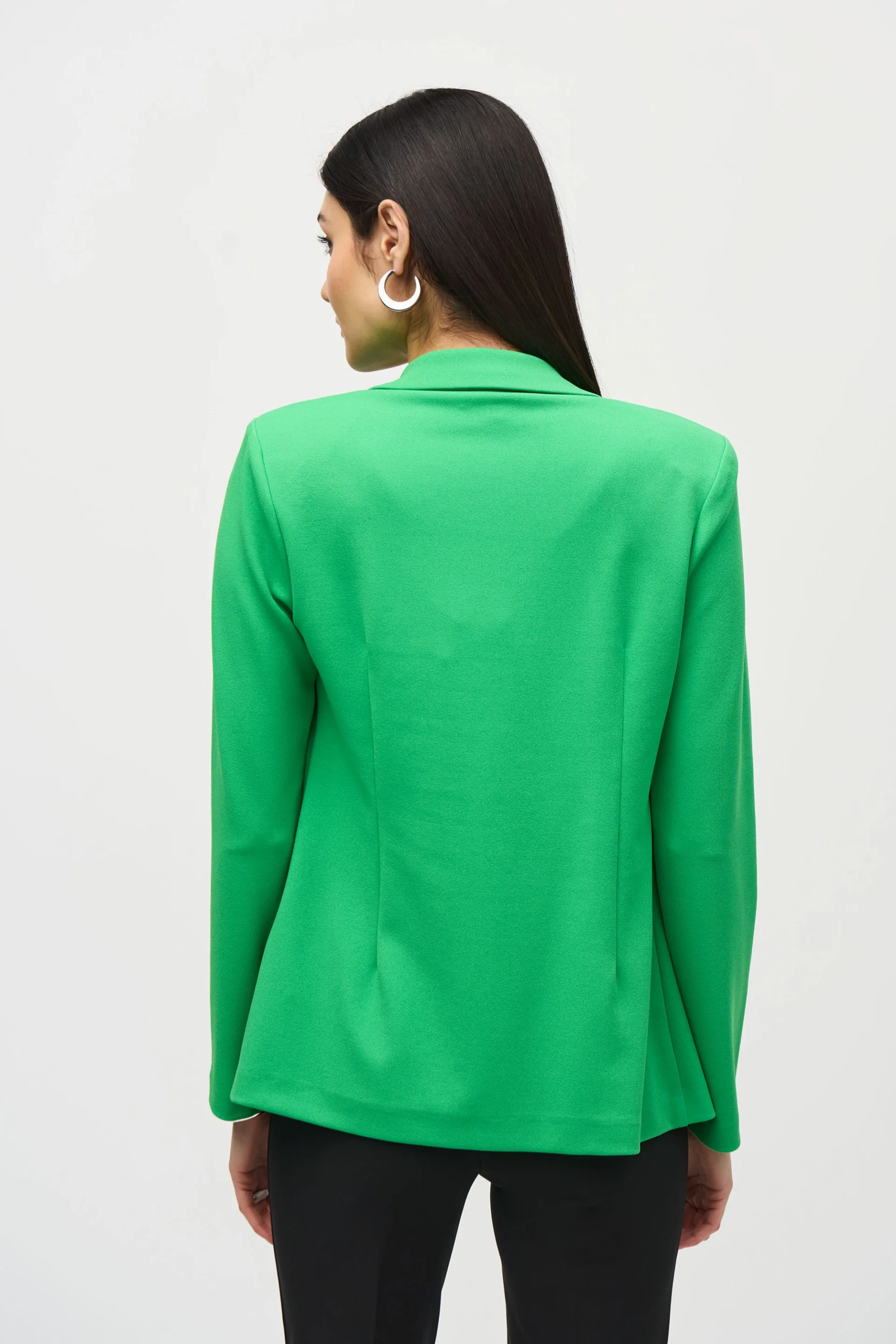 Joseph Ribkoff Island Green Fitted Blazer Style 242201 - Image 3