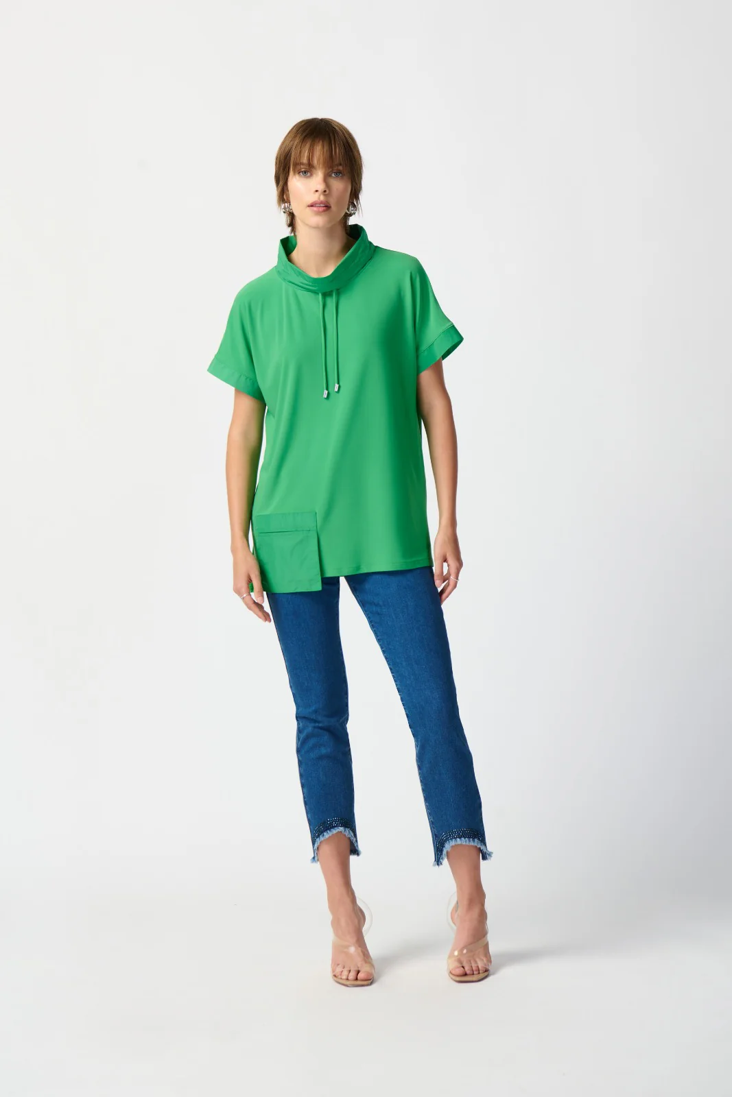 Joseph Ribkoff Island Green Top Style 241078 - Image 4