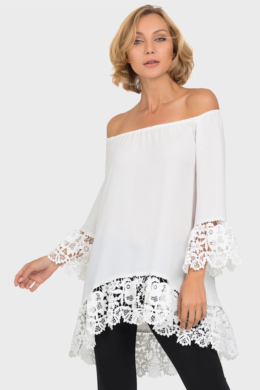 Joseph Ribkoff Ivory Tunic Style 192414