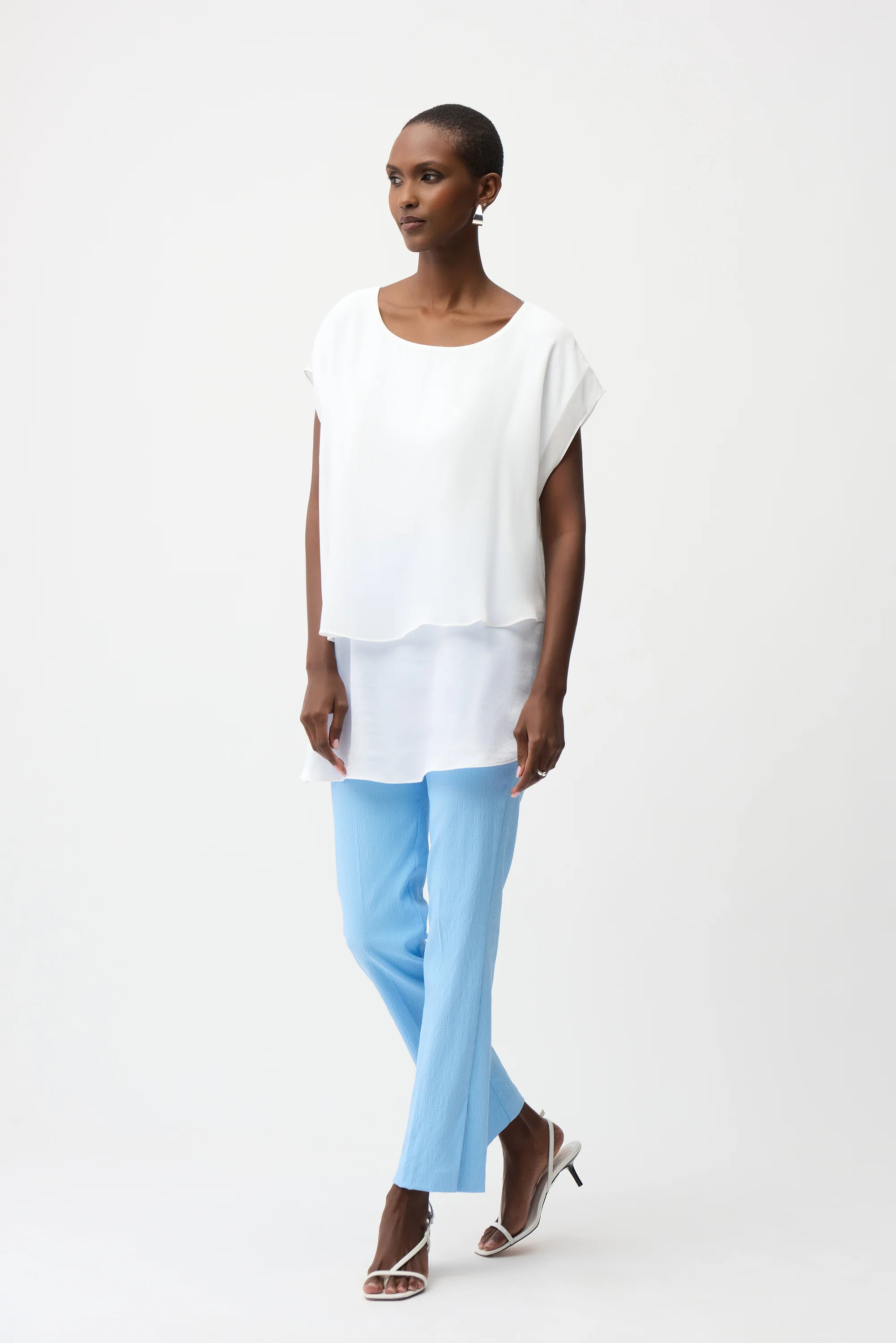 Joseph Ribkoff Jacquard Straight Pull-On Pants Style 261148 - Image 9