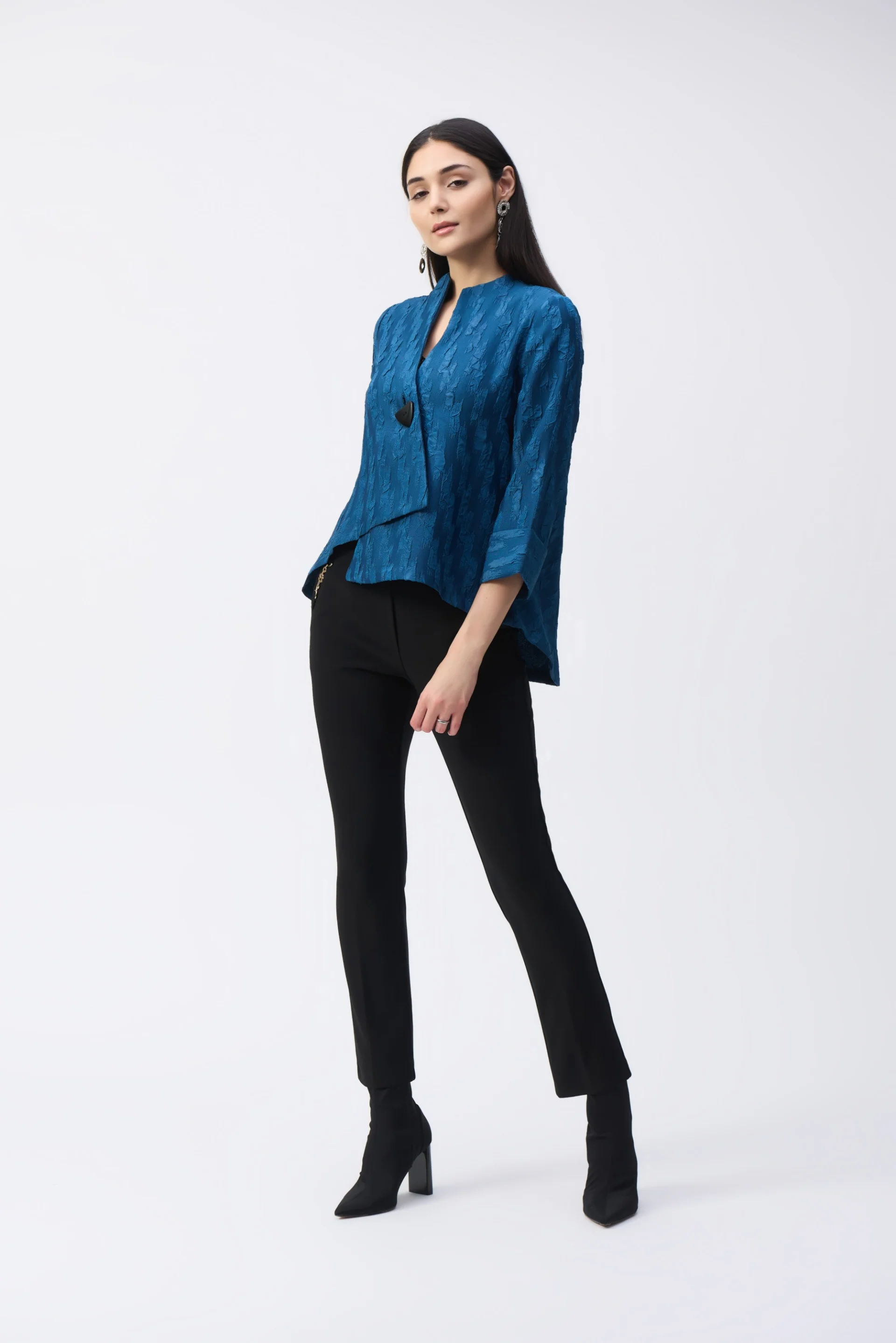 Joseph Ribkoff Jacquard Swing Jacket Style 243128 - Image 13