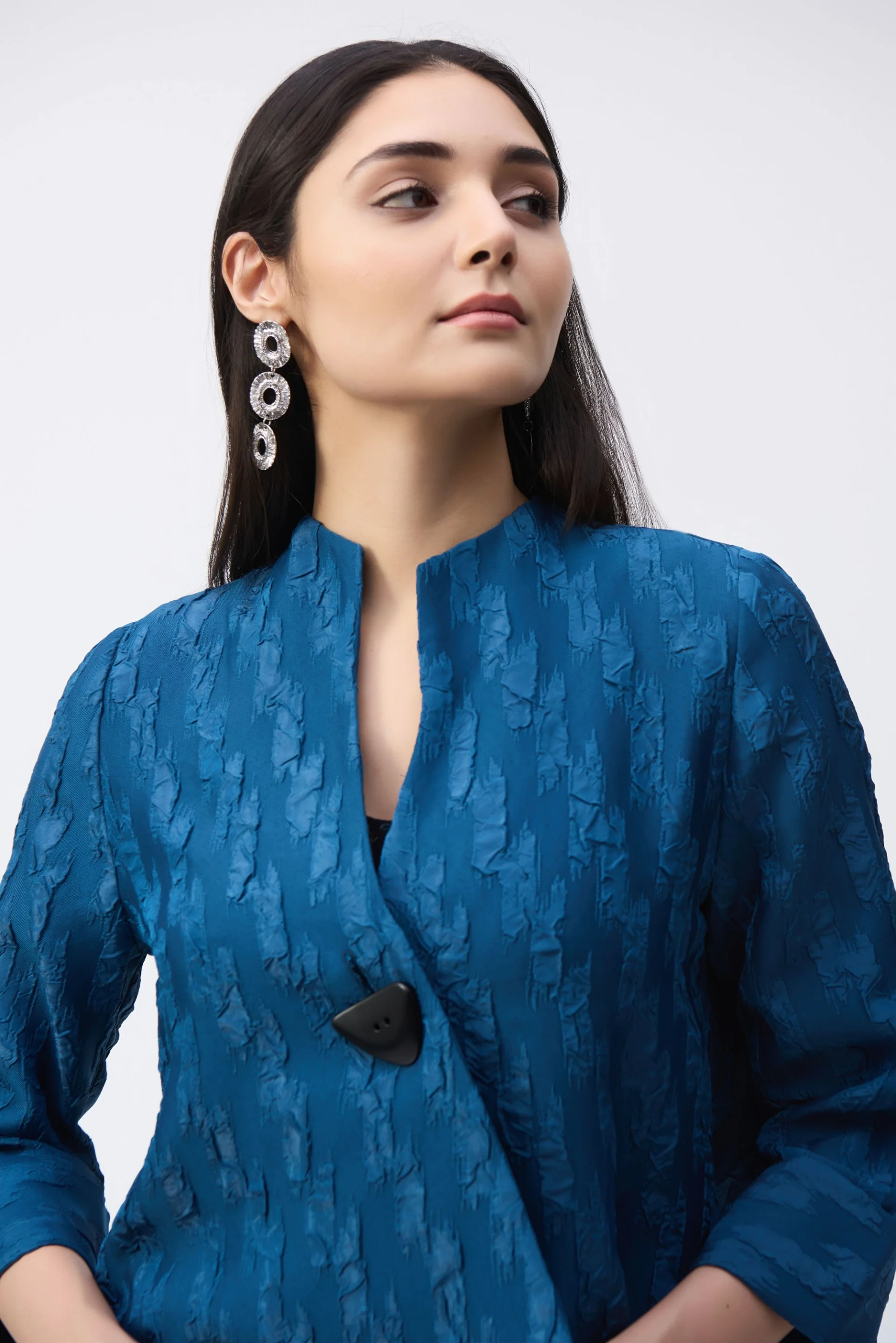 Joseph Ribkoff Jacquard Swing Jacket Style 243128 - Image 14