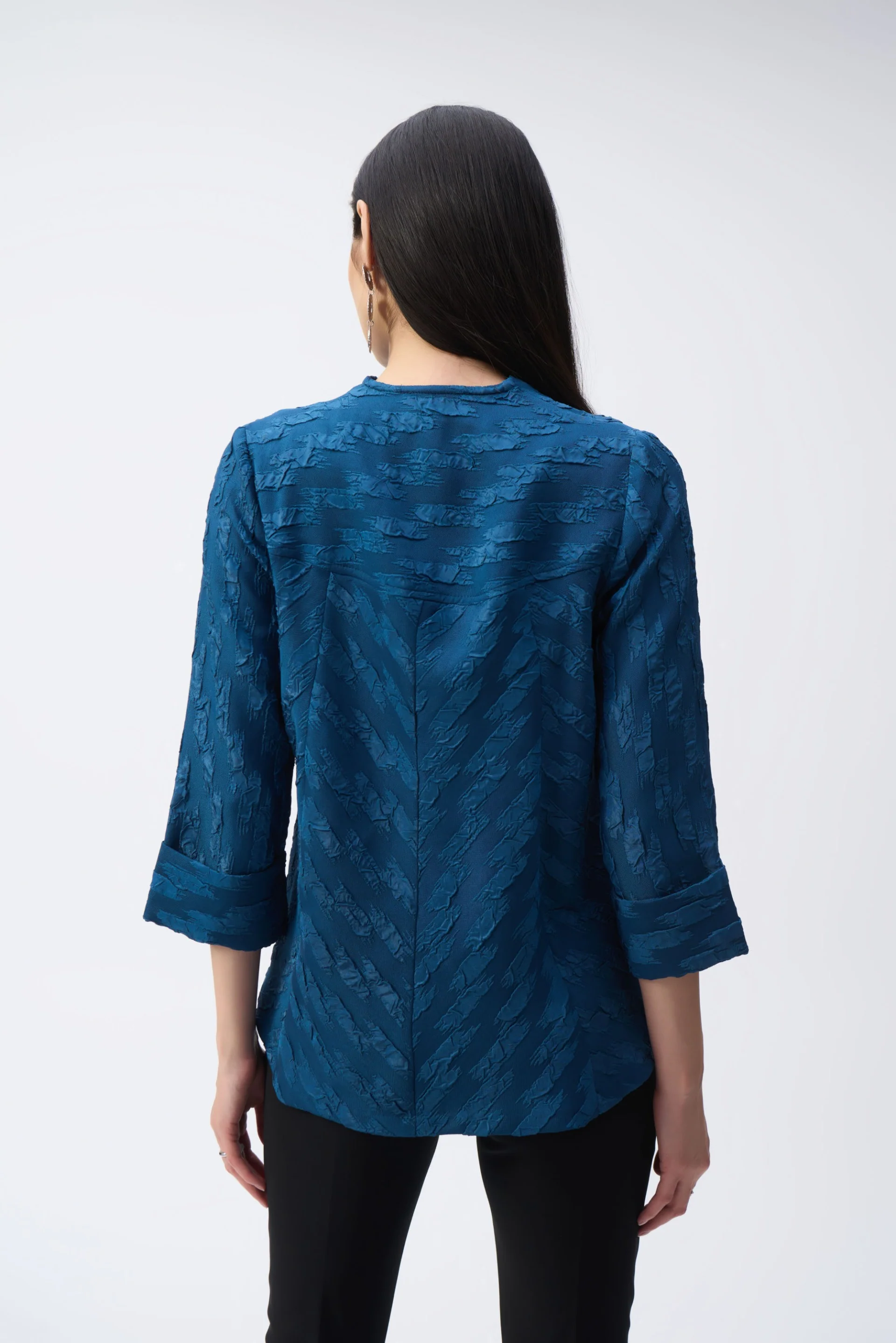 Joseph Ribkoff Jacquard Swing Jacket Style 243128 - Image 15
