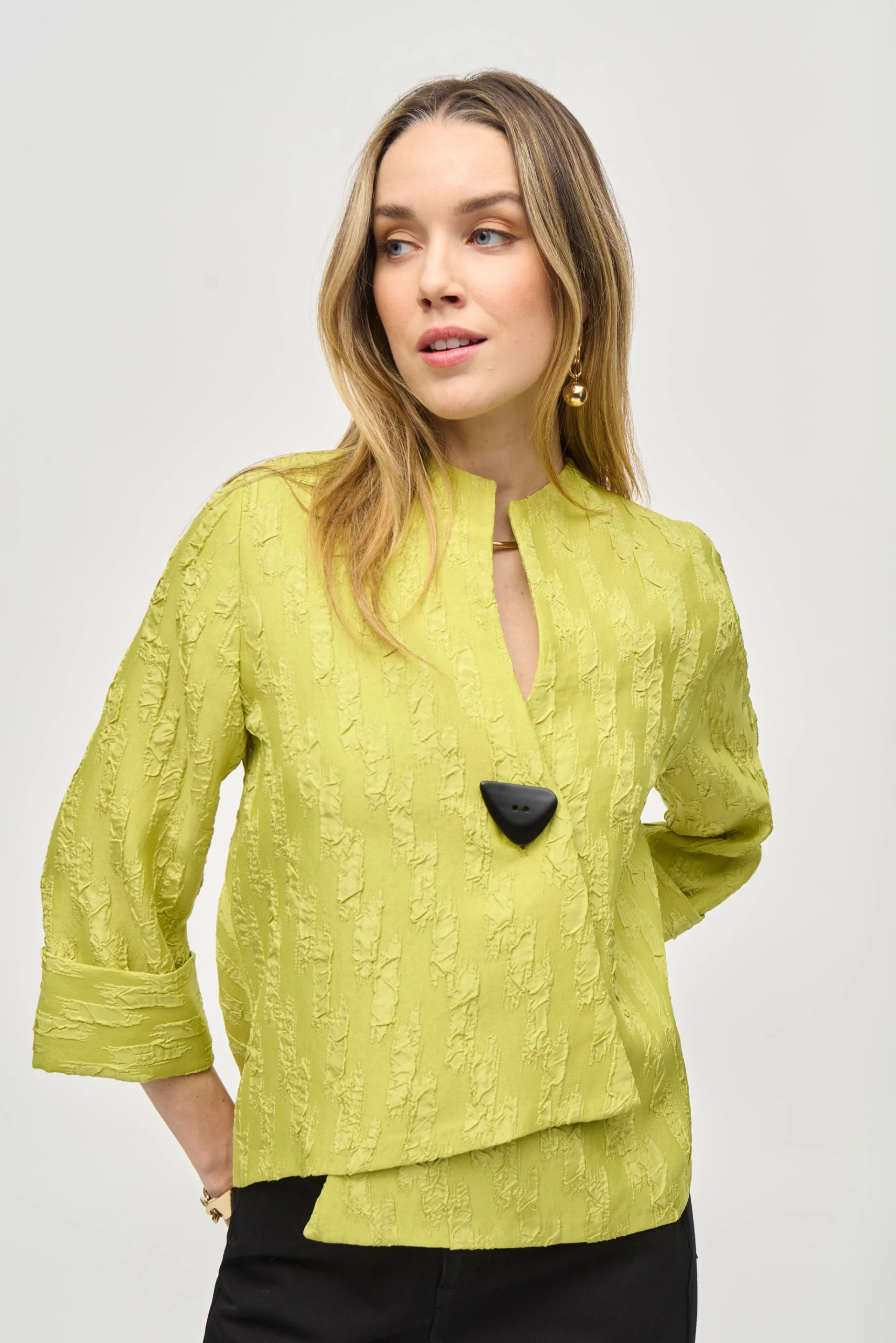 Joseph Ribkoff Jacquard Swing Jacket Style 243128 - Image 5