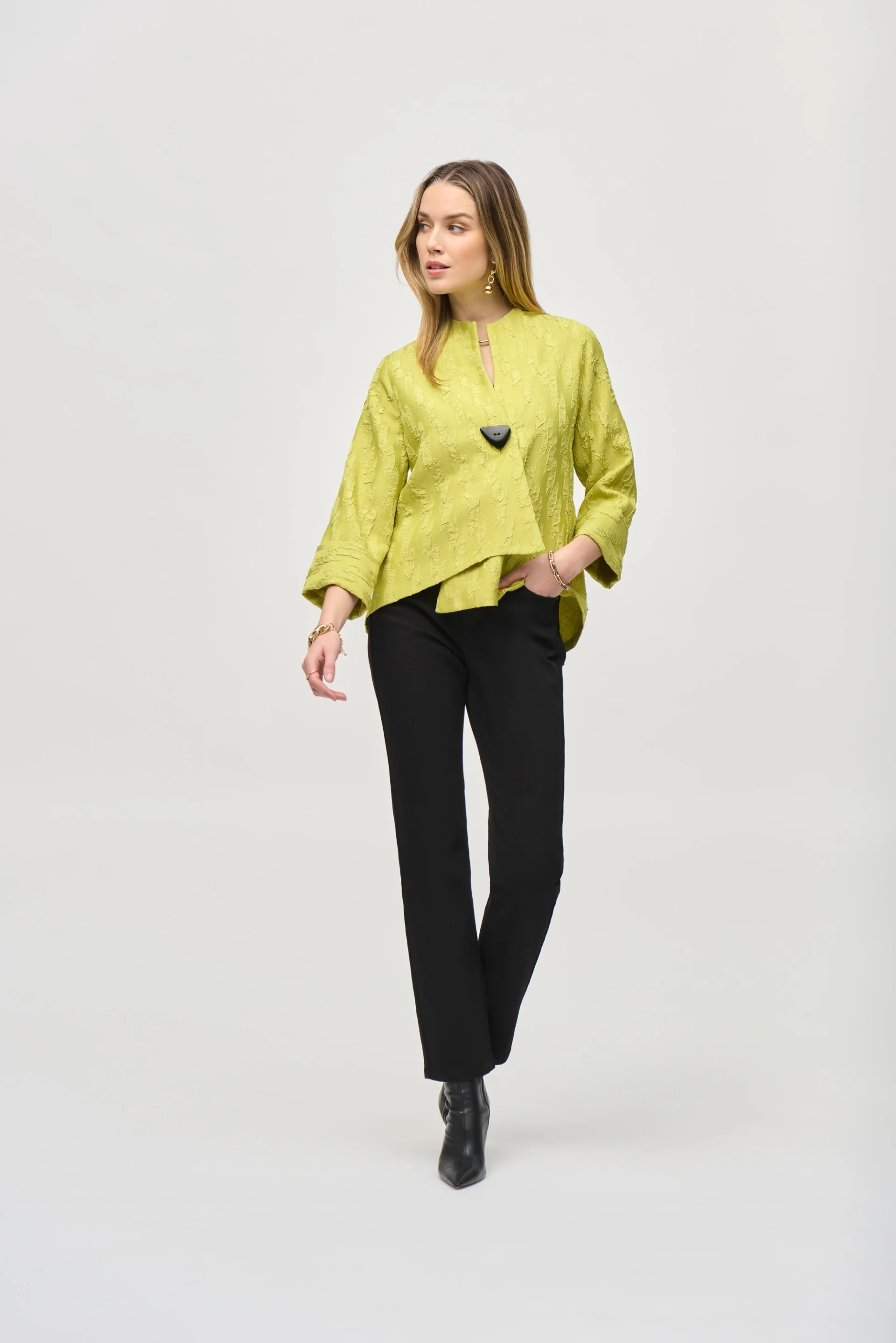 Joseph Ribkoff Jacquard Swing Jacket Style 243128 - Image 8