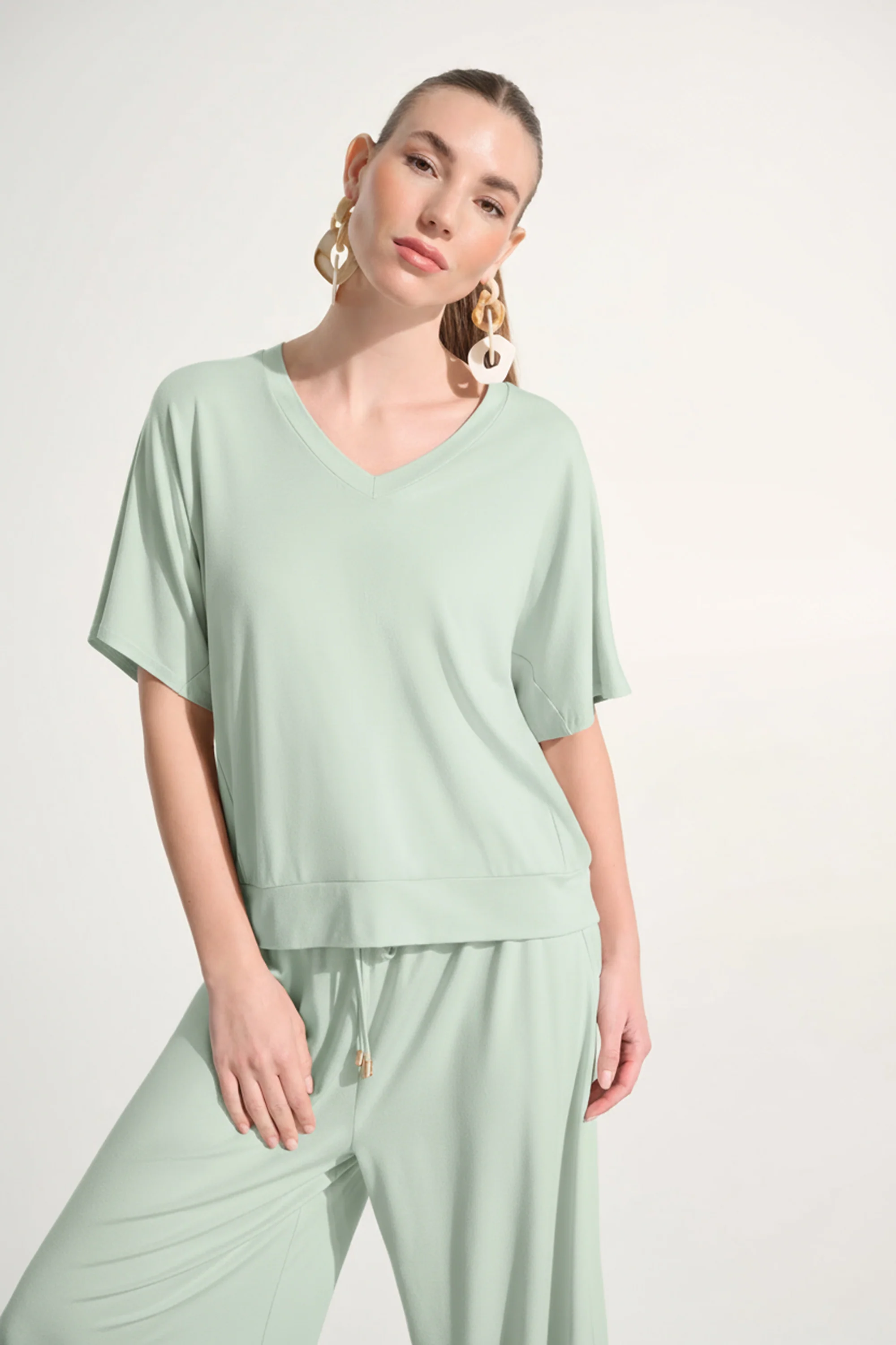 Joseph Ribkoff Jersey Dolman Sleeve Boxy Top Style 262606 - Image 7