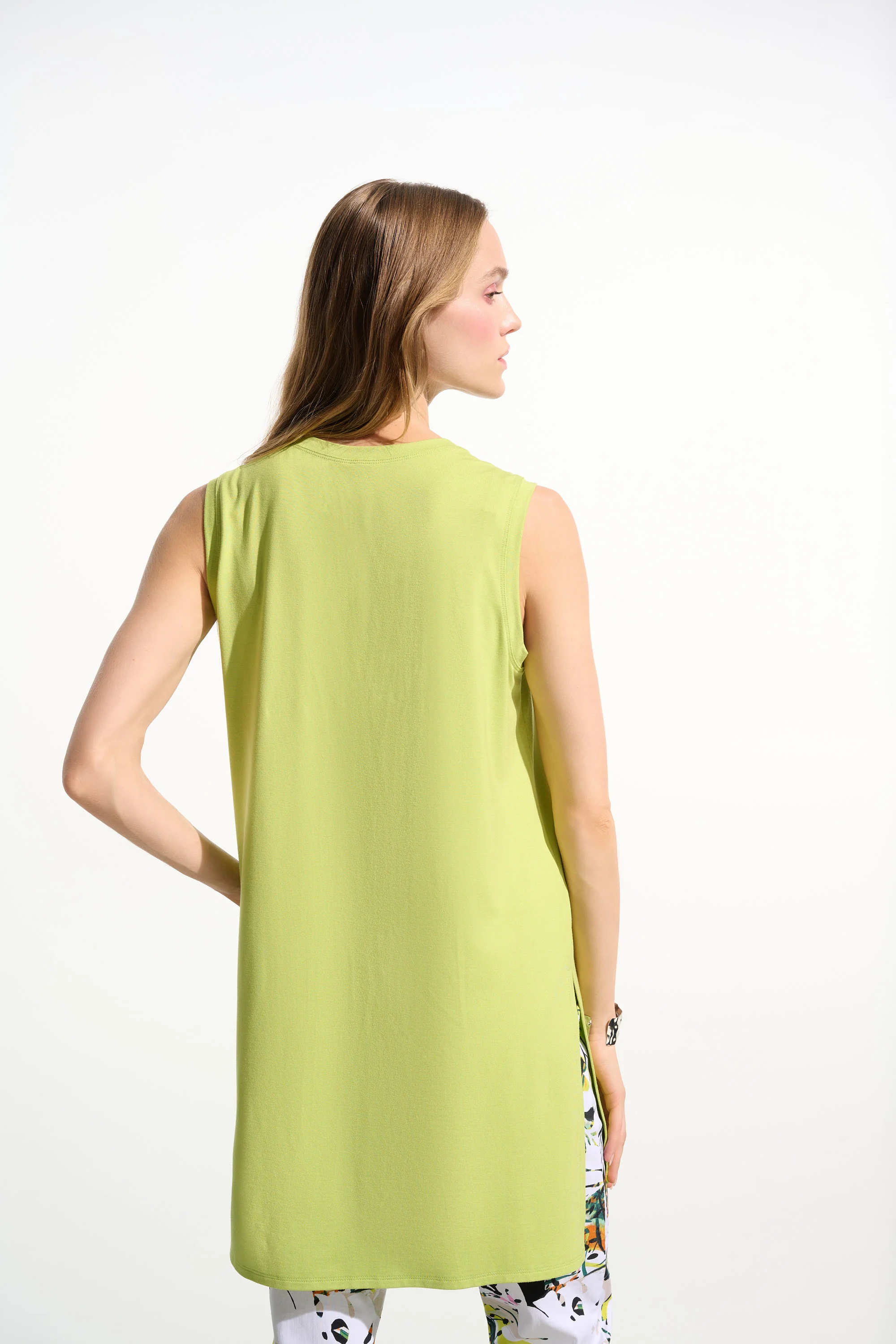Joseph Ribkoff Jersey Sleeveless Straight Tunic Style 261640 - Image 3