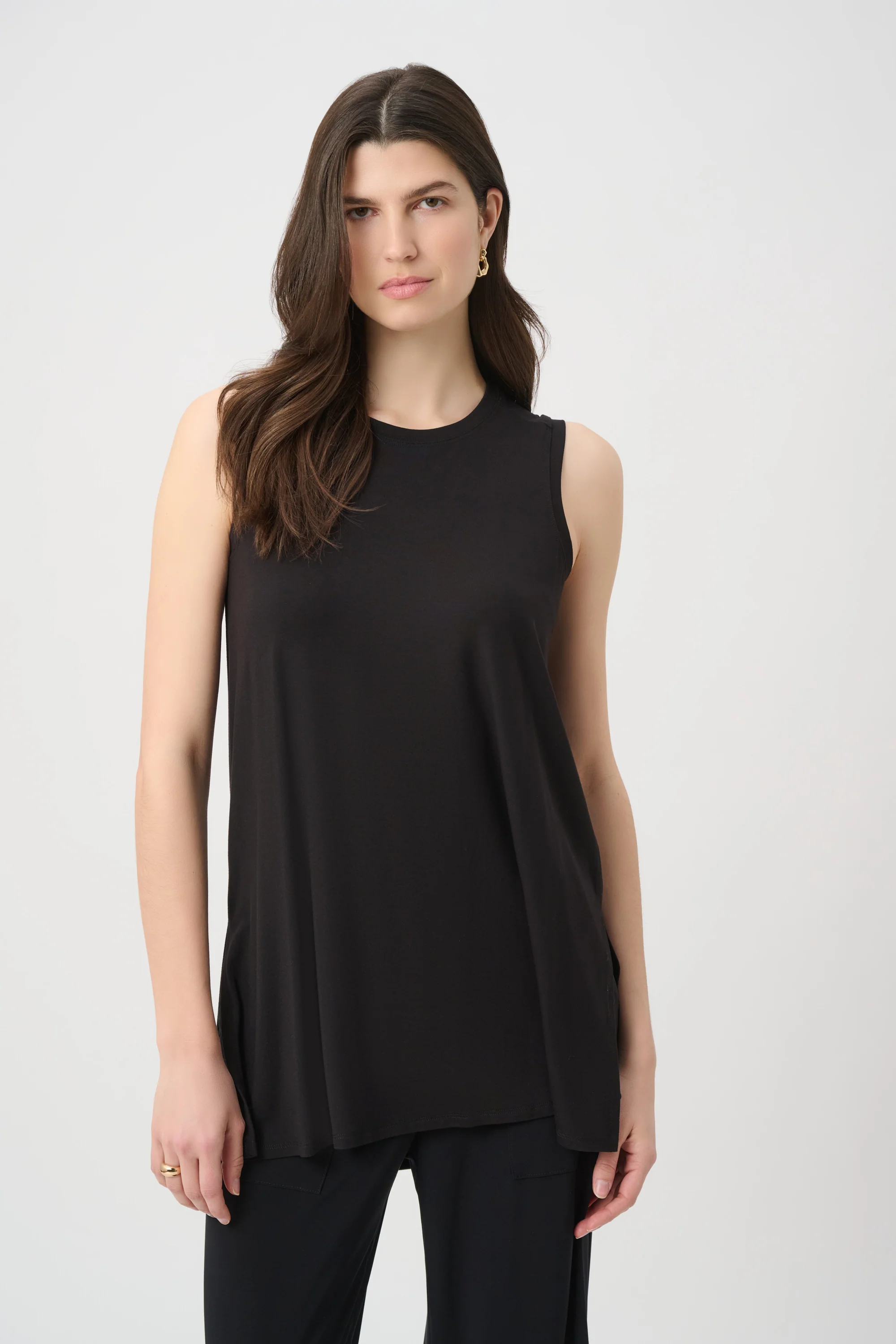 Joseph Ribkoff Jersey Sleeveless Straight Tunic Style 261640 - Image 4