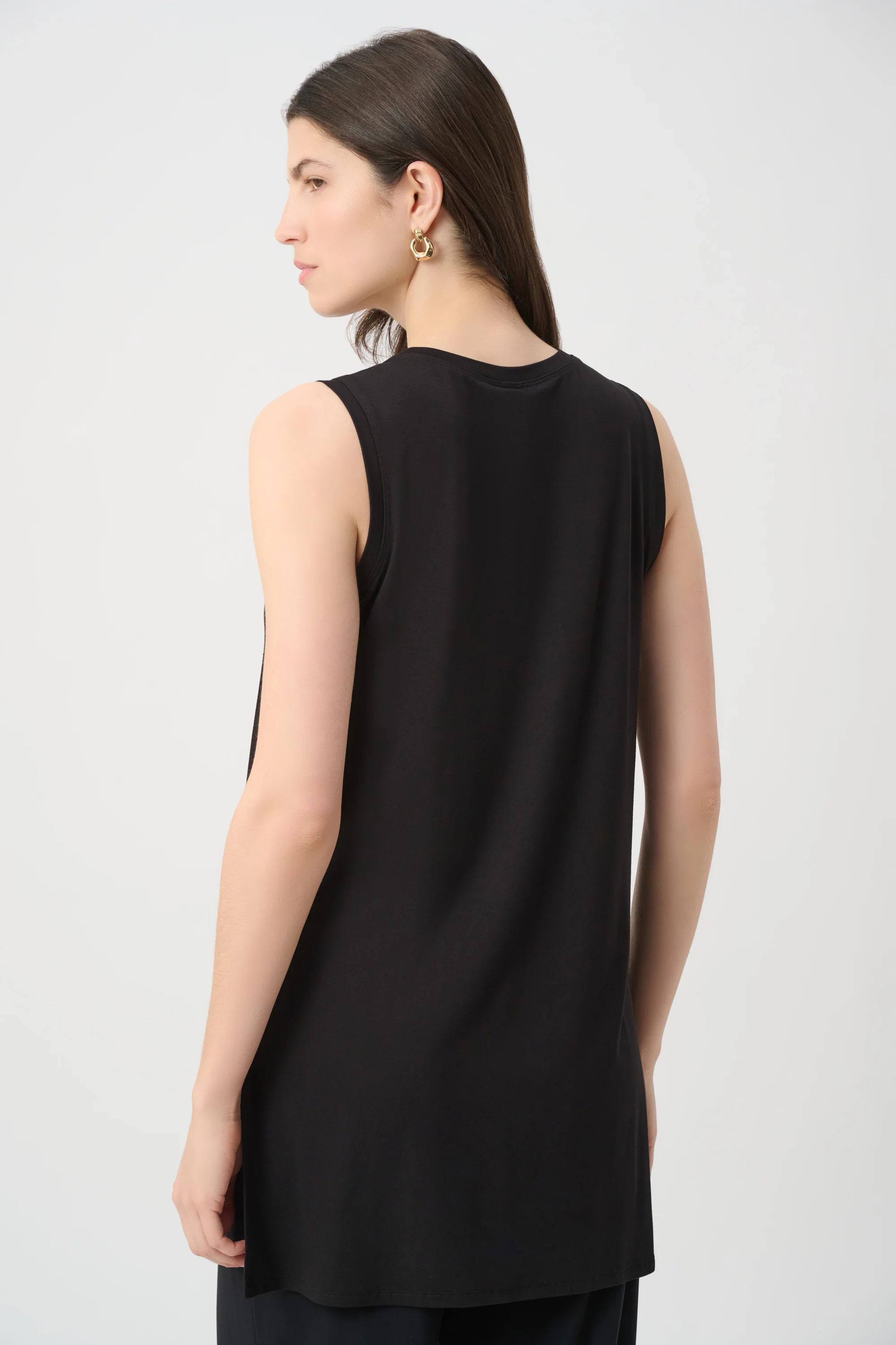 Joseph Ribkoff Jersey Sleeveless Straight Tunic Style 261640 - Image 5
