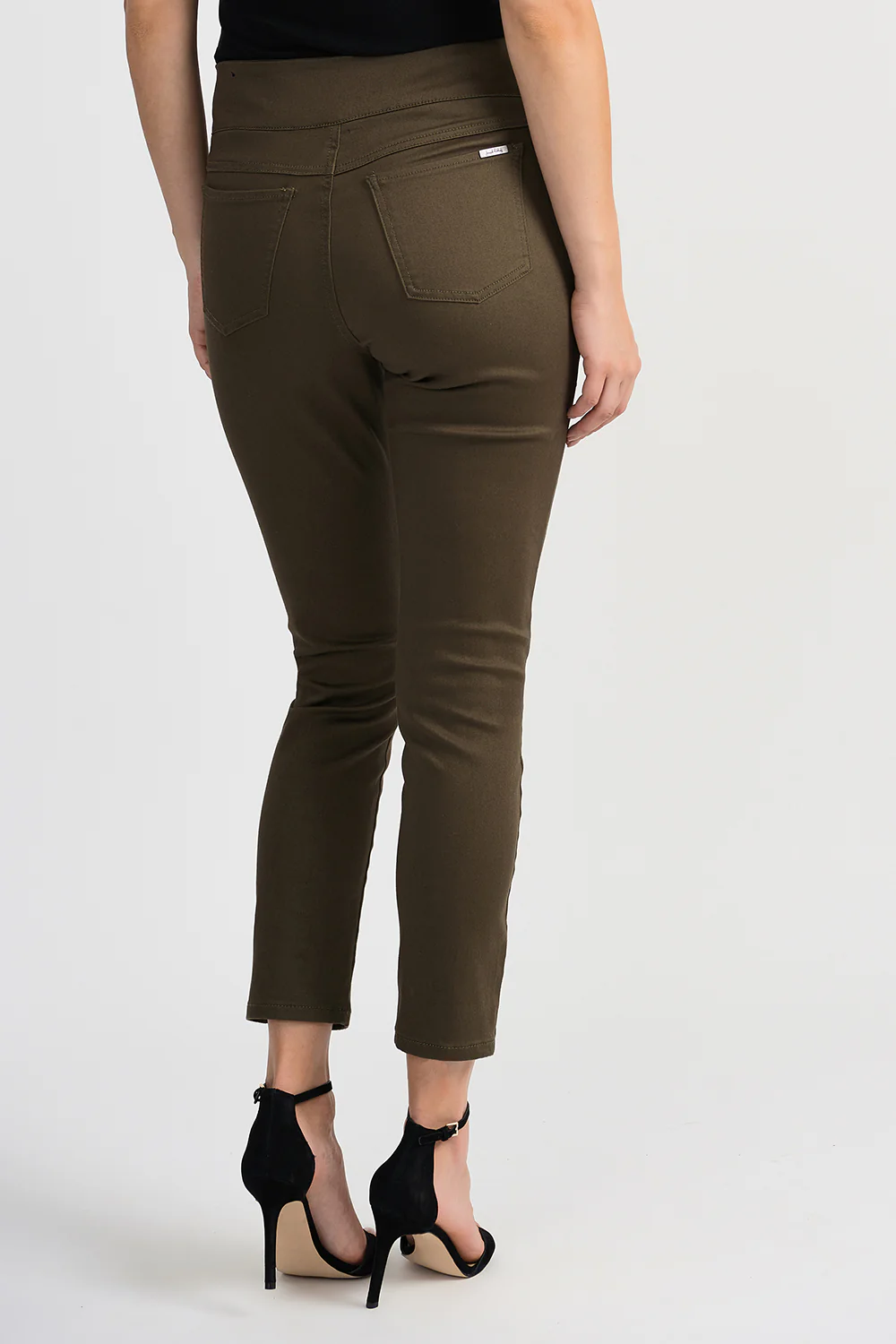 Joseph Ribkoff Khaki Pant Style 201881 - Image 3