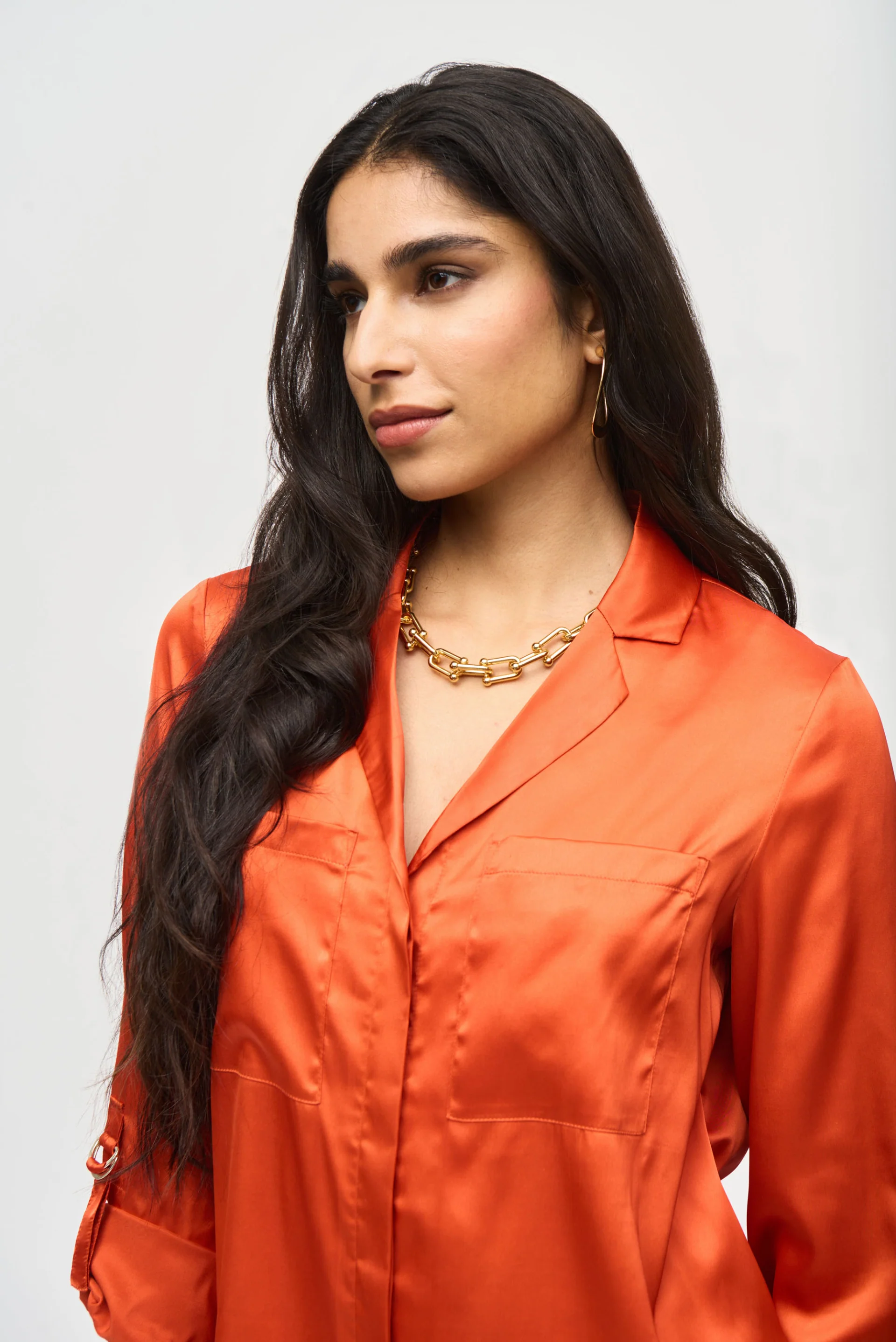 Joseph Ribkoff Lava Button-Down Blouse Style 243919 - Image 2