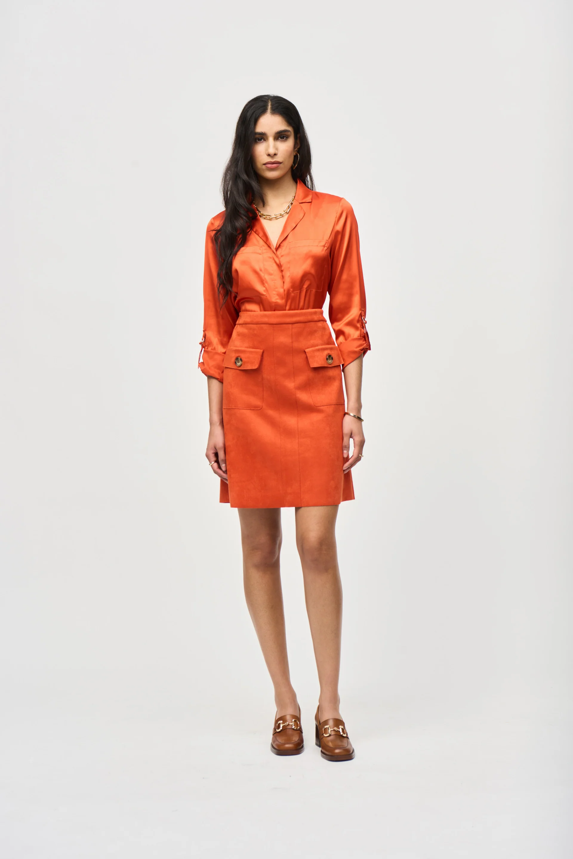 Joseph Ribkoff Lava Button-Down Blouse Style 243919 - Image 4