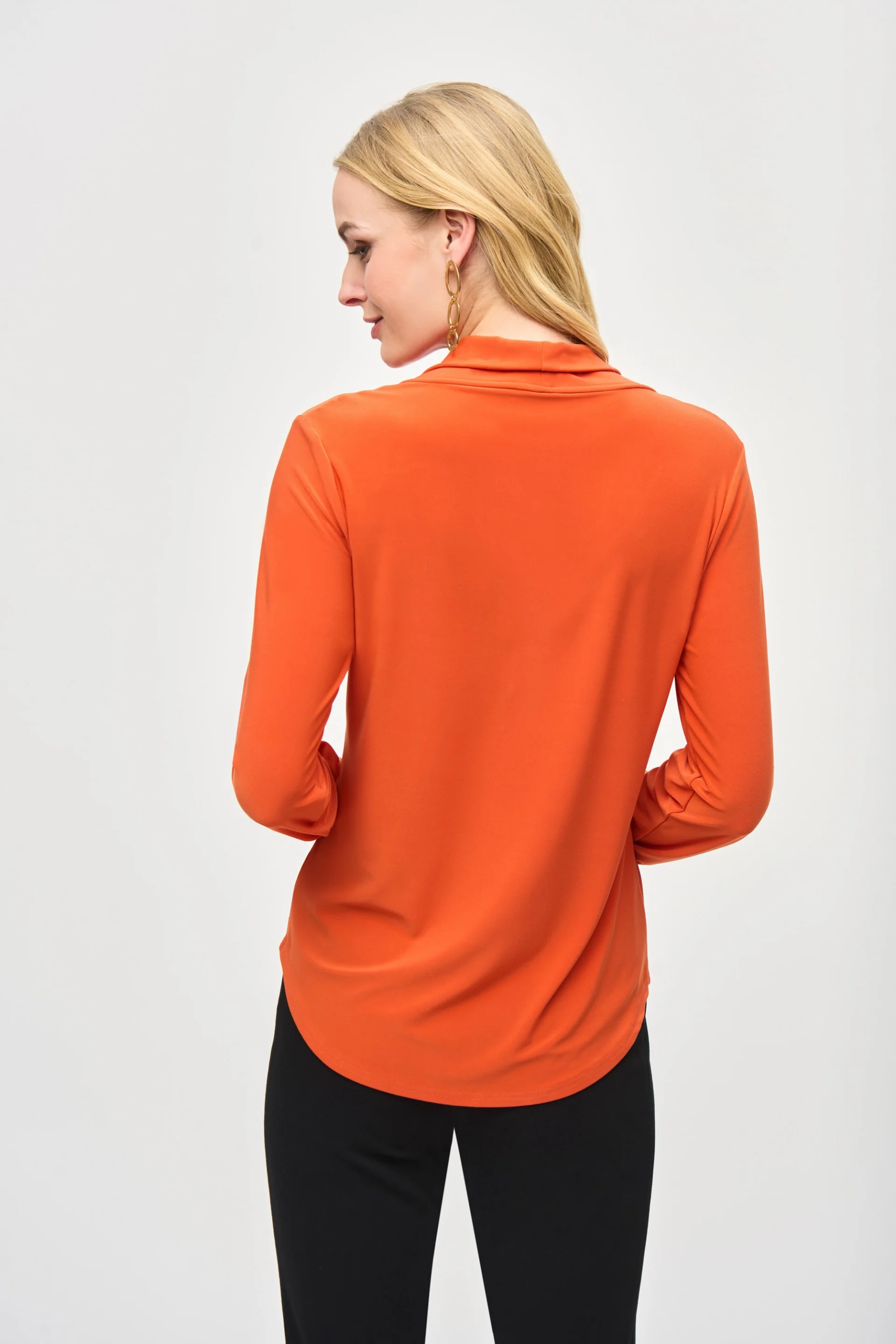 Joseph Ribkoff Lava Straight Cowl Collar Top Style 243063 - Image 3